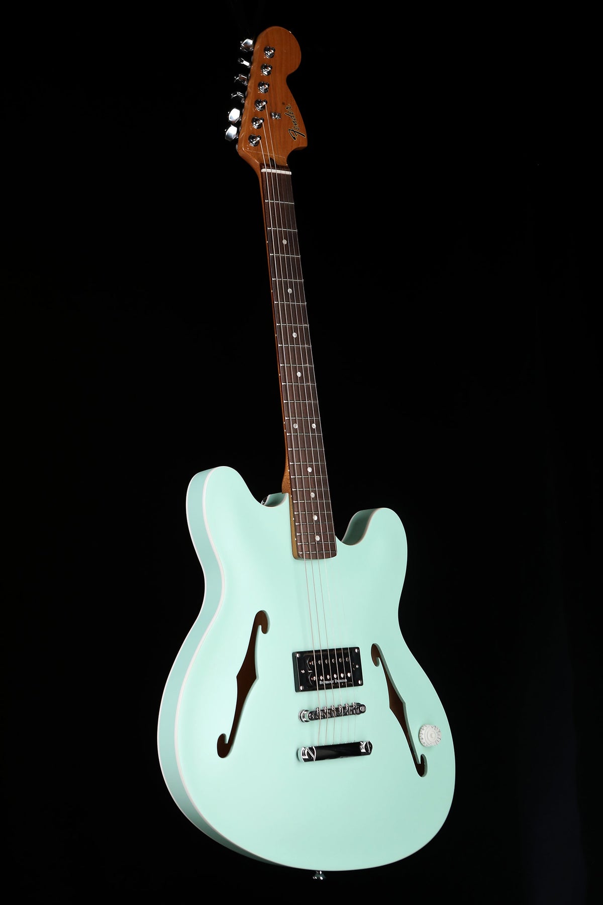 Fender Tom DeLonge Starcaster &#39;Satin Surf Green&#39; Electric Guitar - Acoustic Centre Music Store, Melbourne Australia