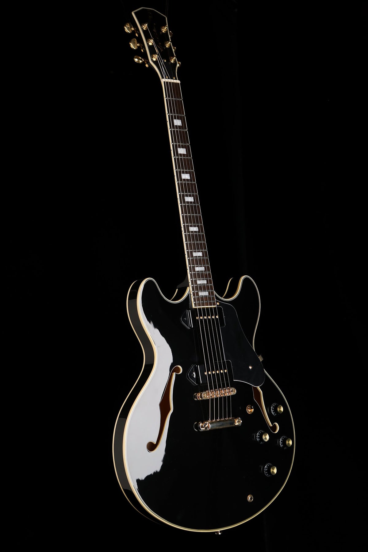 Sire H7V P90 'Black' Larry Carlton Signature Electric Guitar - Acoustic Centre Music Store, Melbourne Australia