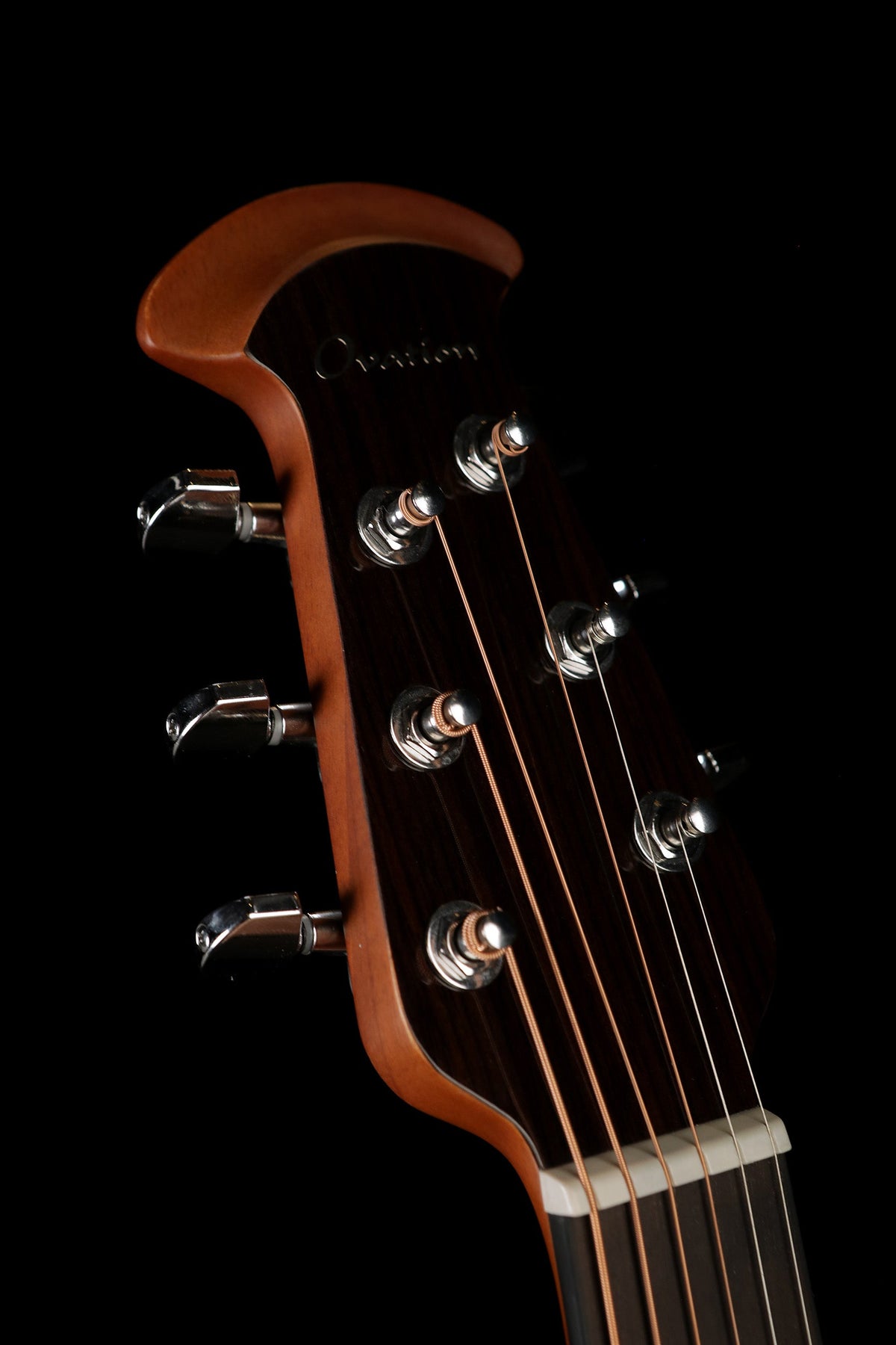 Ovation CE44-5 Celebrity Elite Mid Bowl &#39;Black&#39; Acoustic Electric Guitar - Acoustic Centre Music Store, Melbourne Australia