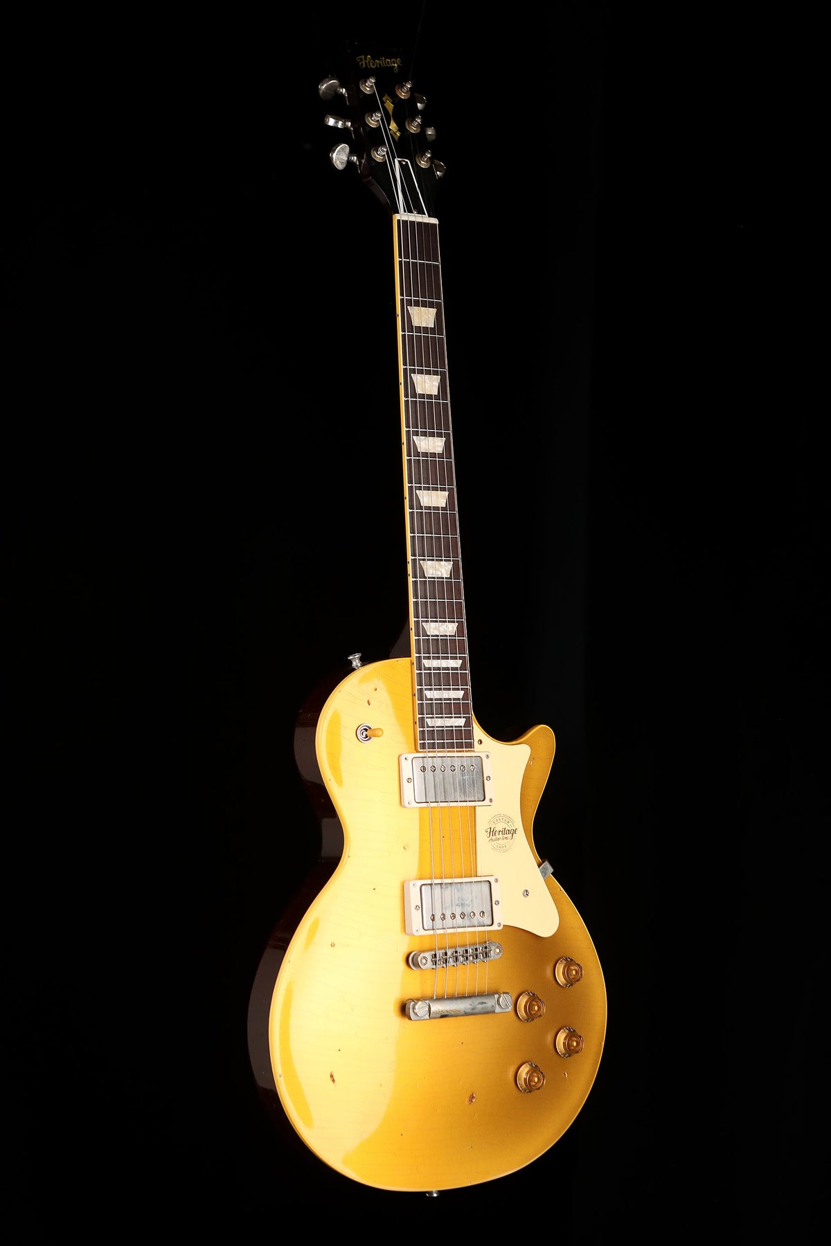 Heritage Factory Special Custom Core H-150 &#39;Goldtop w/ Dark Back Artisan Aged&#39; Electric Guitar - Acoustic Centre Music Store, Melbourne Australia