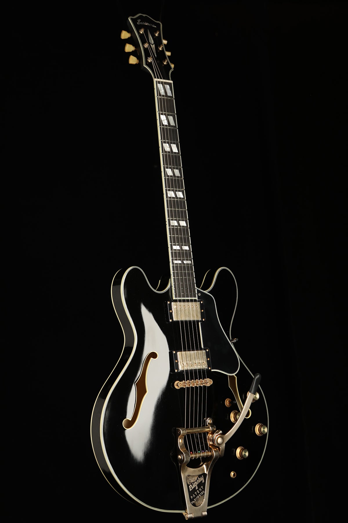 Eastman T59/TV Limited Edition Truetone 'Aged Vintage Black' with Bigsby Electric Guitar - Acoustic Centre Music Store, Melbourne Australia