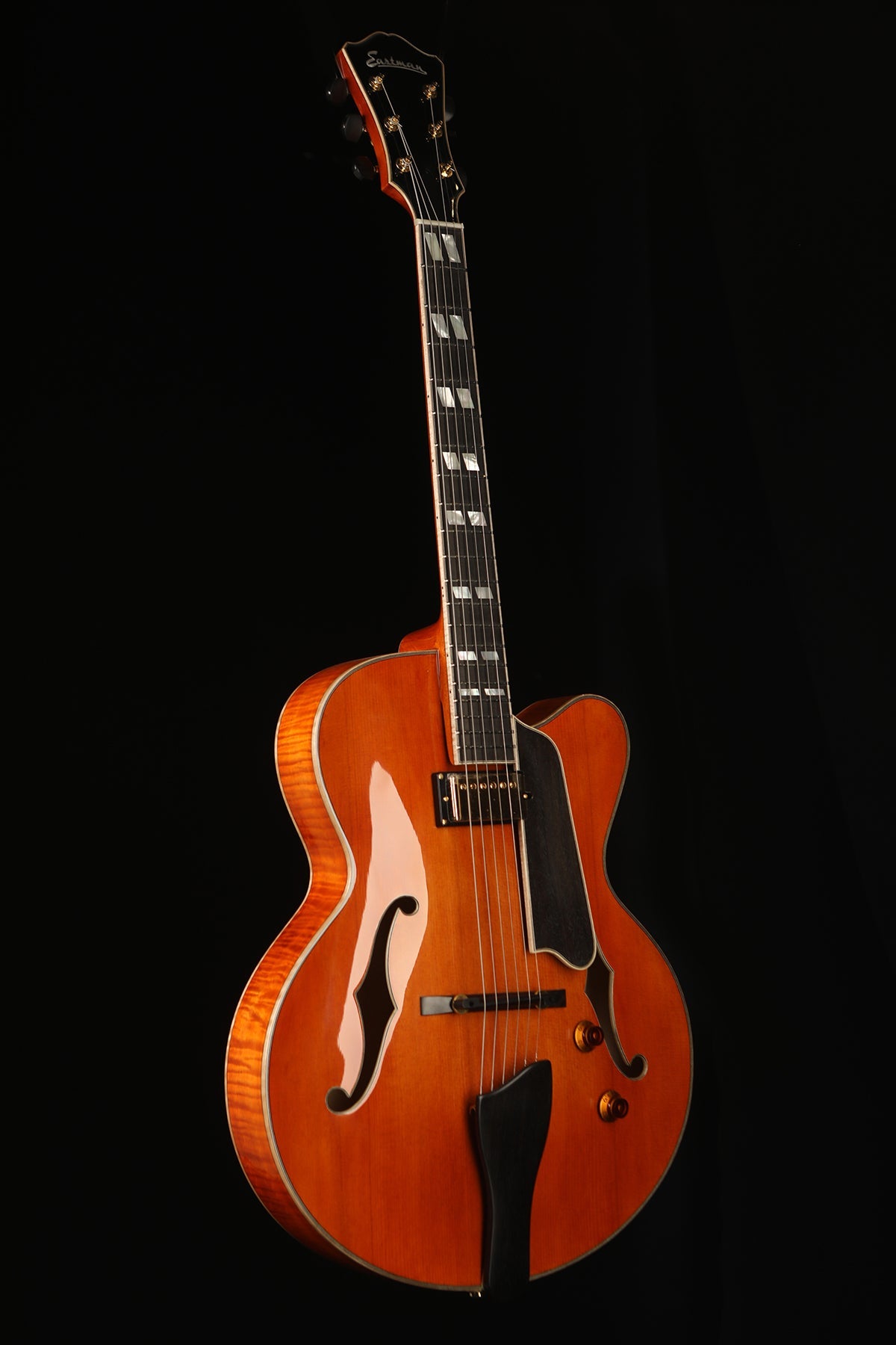 Eastman AR580CE-HB 'Honey Burst' Archtop Electric Guitar - Acoustic Centre Music Store, Melbourne Australia