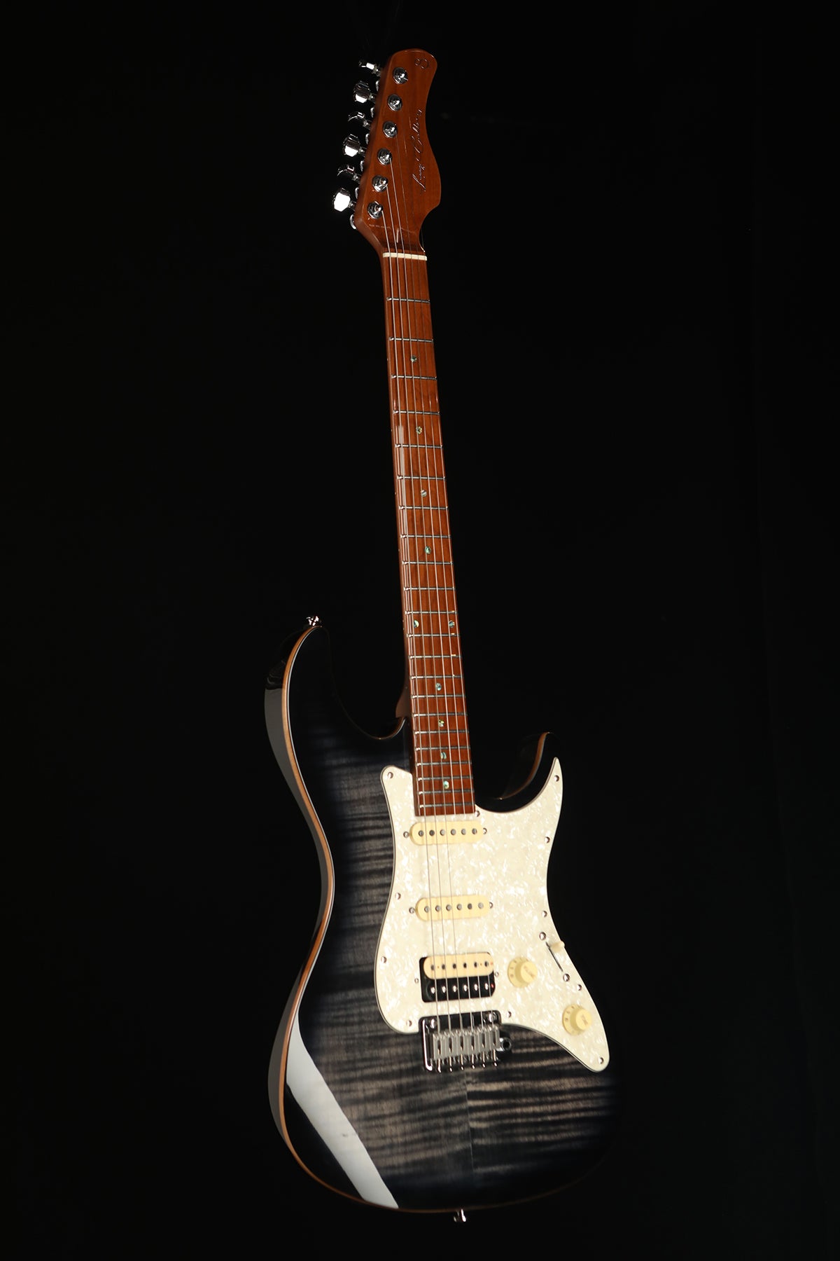 Sire S7 FM 'Trans Black Flame Top' Larry Carlton Signature Electric Guitar - Acoustic Centre Music Store, Melbourne Australia