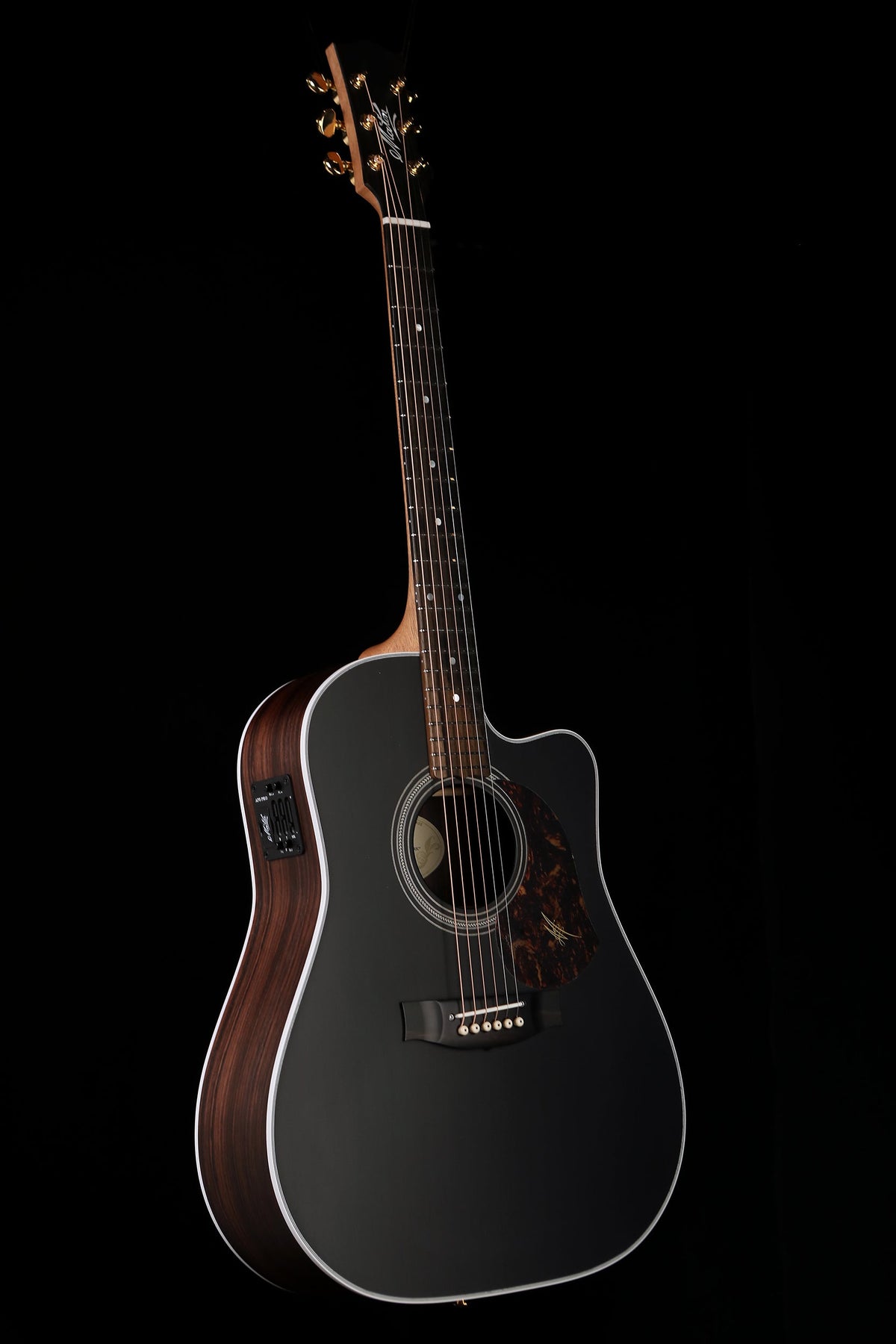 Maton ER90C Custom 'Blacktop' Acoustic Electric Guitar - Acoustic Centre Music Store, Melbourne Australia