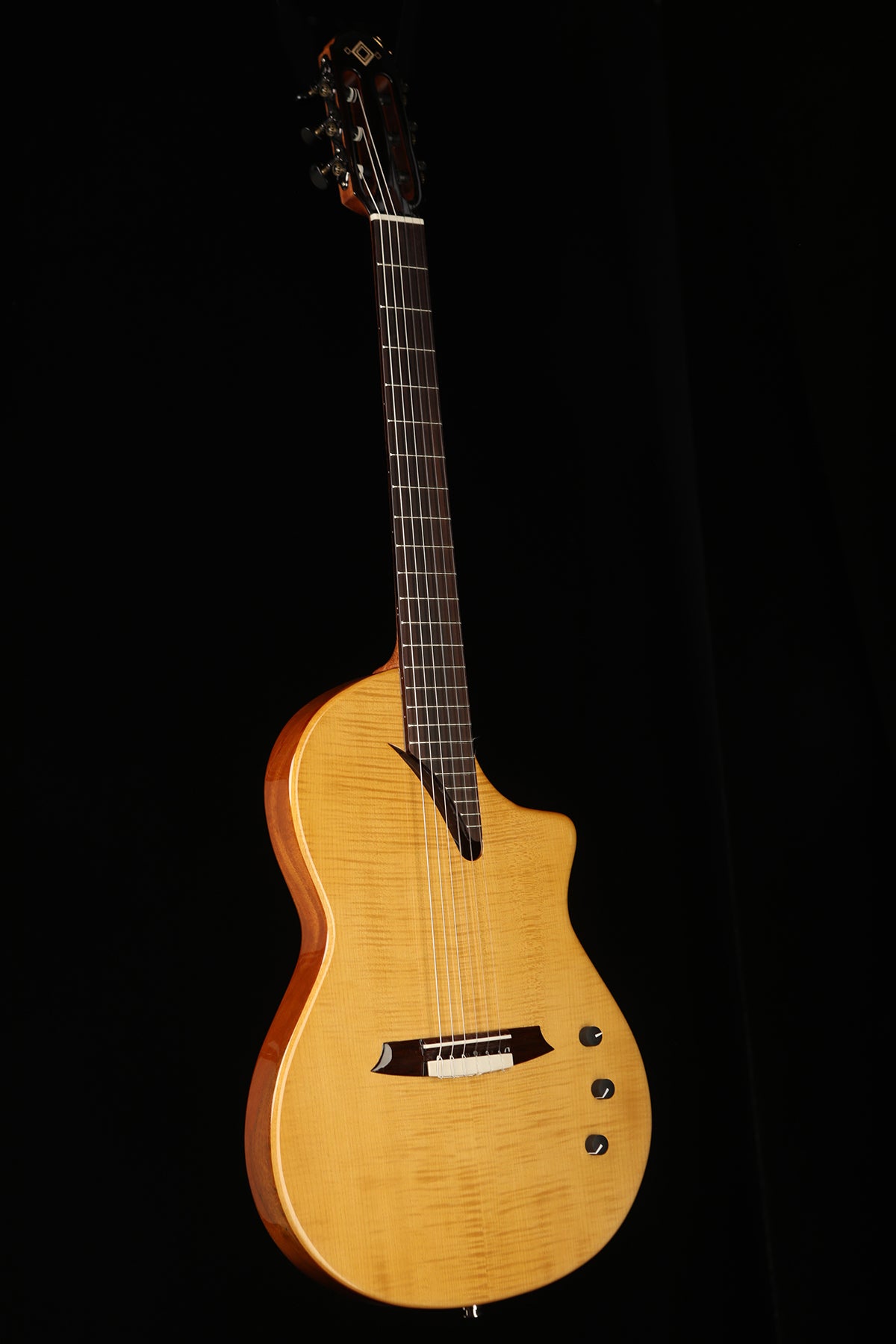 Katoh Hispania &#39;Natural&#39; Crossover Thinline Hybrid Classical Electric Guitar - Acoustic Centre Music Store, Melbourne Australia