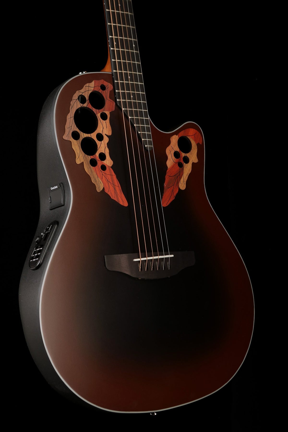 Ovation Celebrity Elite 'Reverse Red Burst' Mid Bowl Acoustic Electric Guitar - Acoustic Centre Music Store, Melbourne Australia