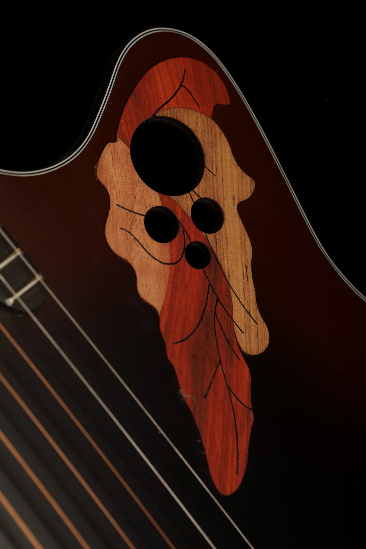 Ovation Celebrity Elite 'Reverse Red Burst' Mid Bowl Acoustic Electric Guitar - Acoustic Centre Music Store, Melbourne Australia