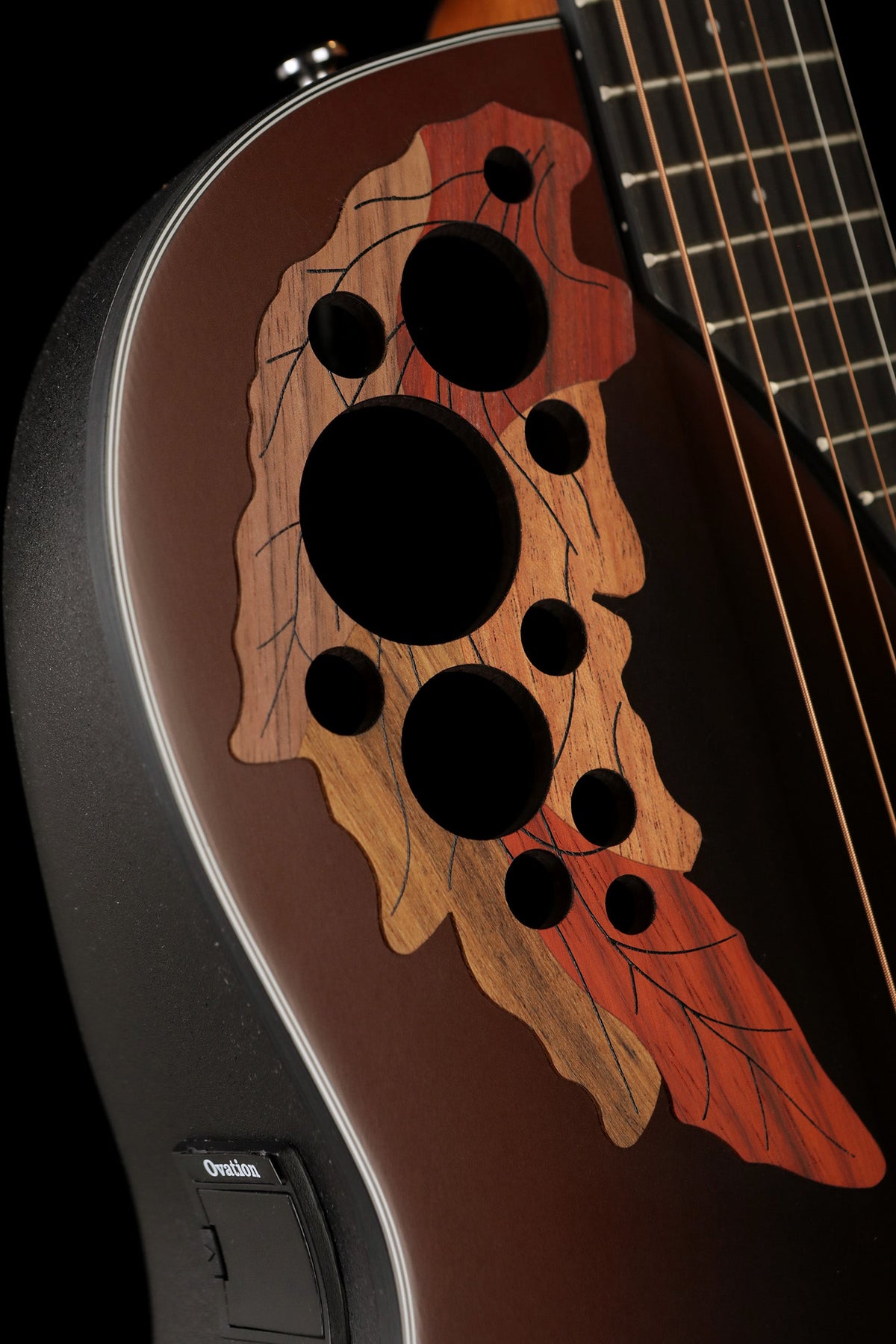 Ovation Celebrity Elite 'Reverse Red Burst' Mid Bowl Acoustic Electric Guitar - Acoustic Centre Music Store, Melbourne Australia