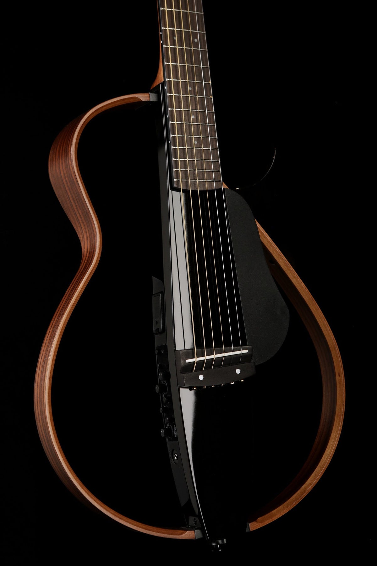 Yamaha SLG200S Silent Guitar &#39;Translucent Black&#39; Acoustic Electric Guitar - Acoustic Centre Music Store, Melbourne Australia