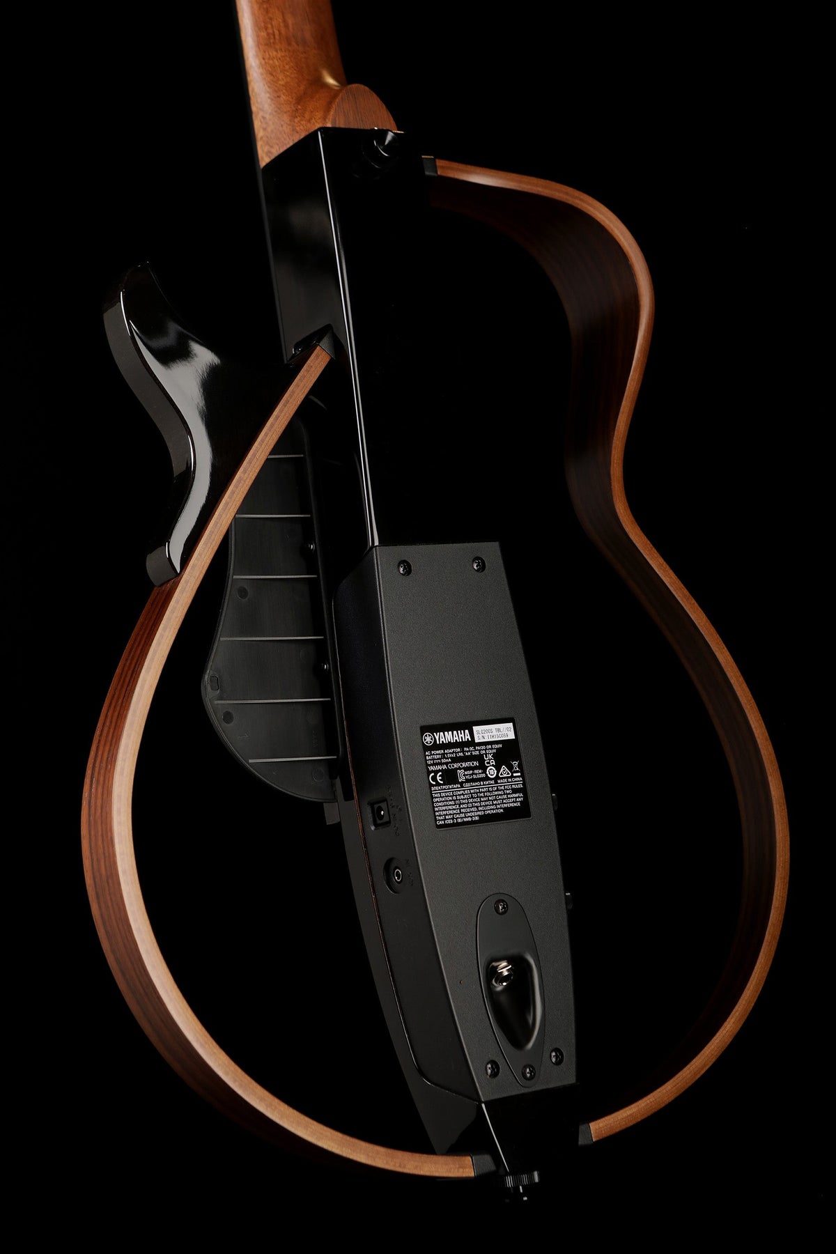Yamaha SLG200S Silent Guitar &#39;Translucent Black&#39; Acoustic Electric Guitar - Acoustic Centre Music Store, Melbourne Australia