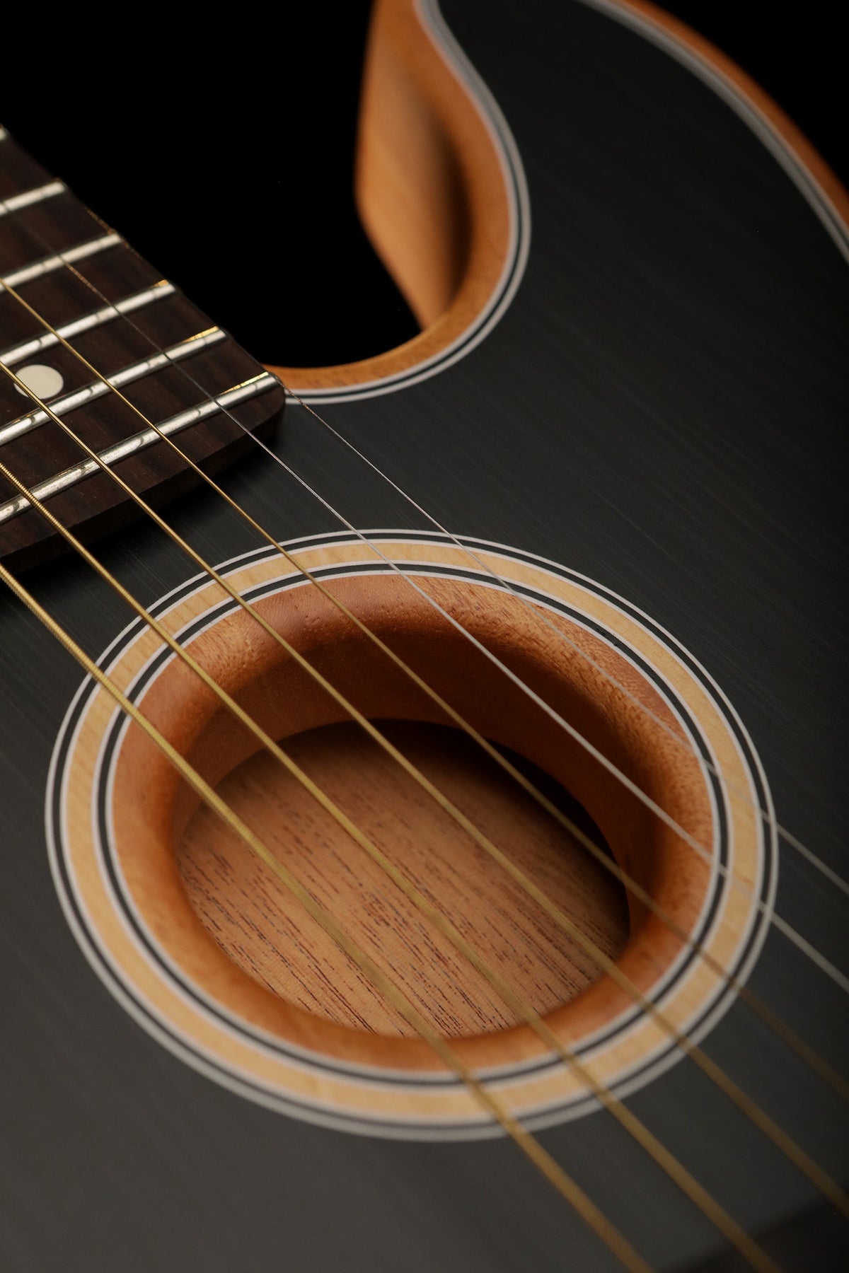 Fender Acoustasonic Player Telecaster 'Brushed Black' Acoustic Electric Guitar - Acoustic Centre Music Store, Melbourne Australia