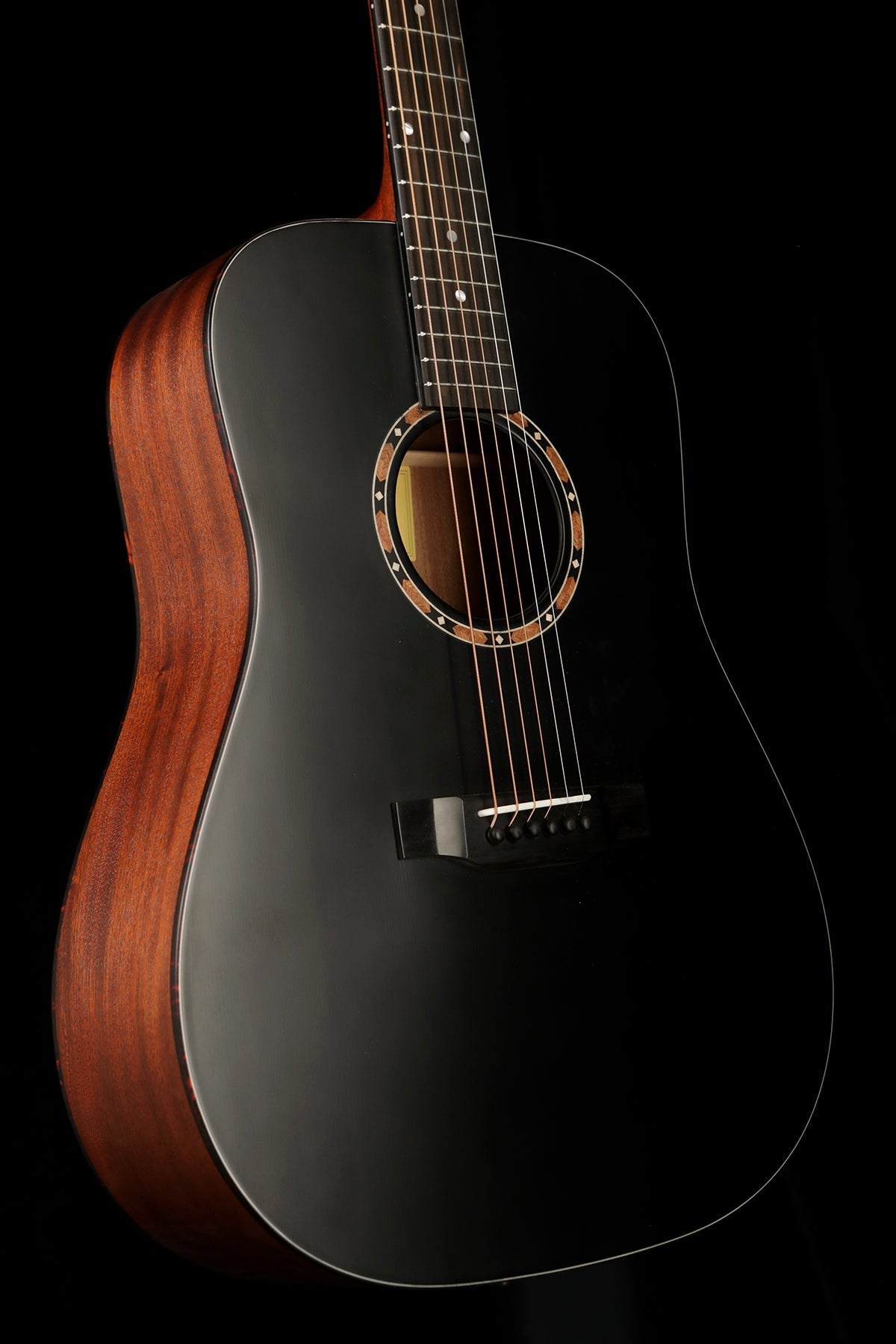 Eastman E2D &#39;Cedar / Sapele Blacktop&#39; Acoustic Guitar - Acoustic Centre Music Store, Melbourne Australia
