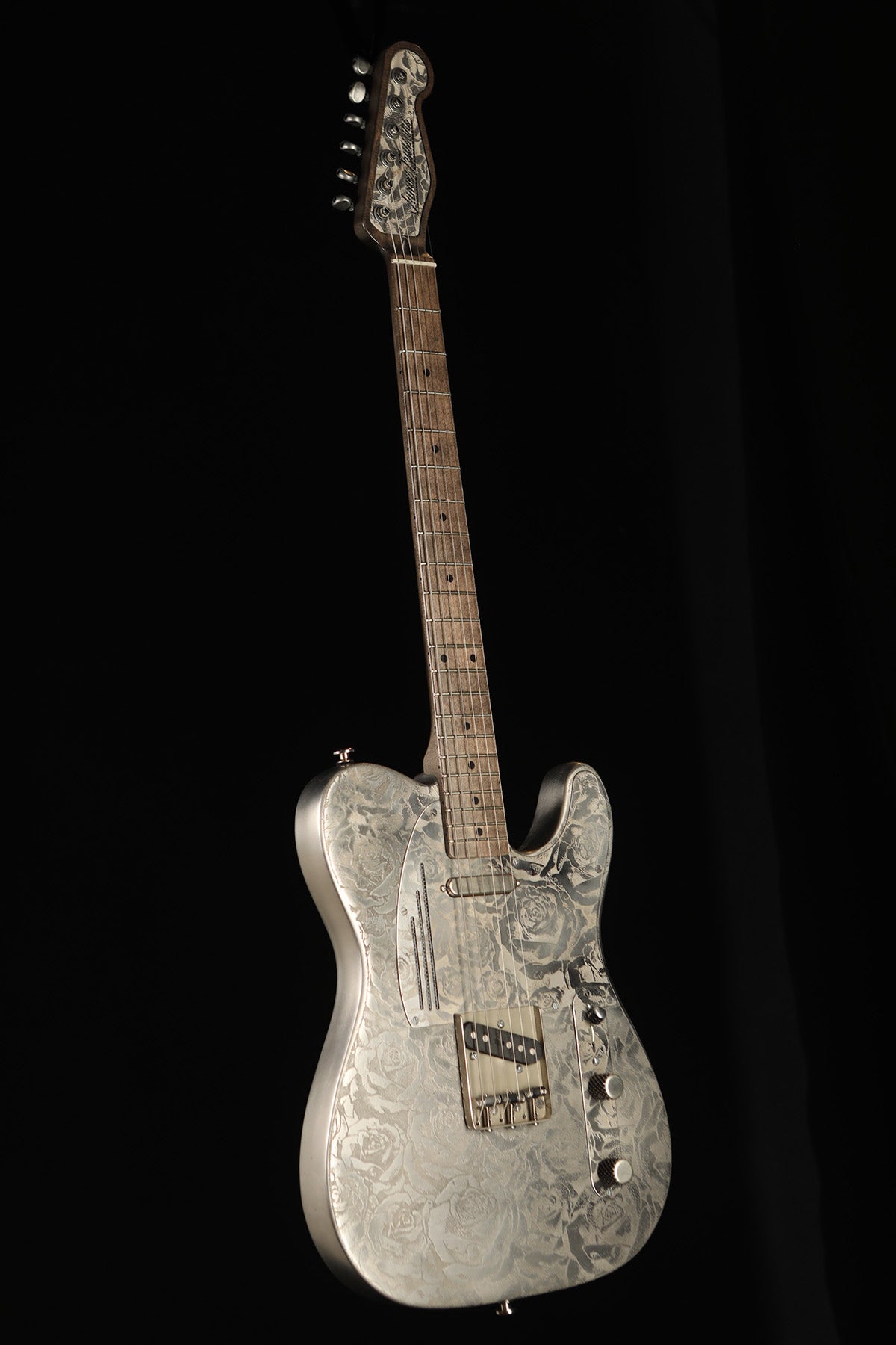 Trussart SteelCaster 'Engraved Roses' #24032 Electric Guitar - Acoustic Centre Music Store, Melbourne Australia