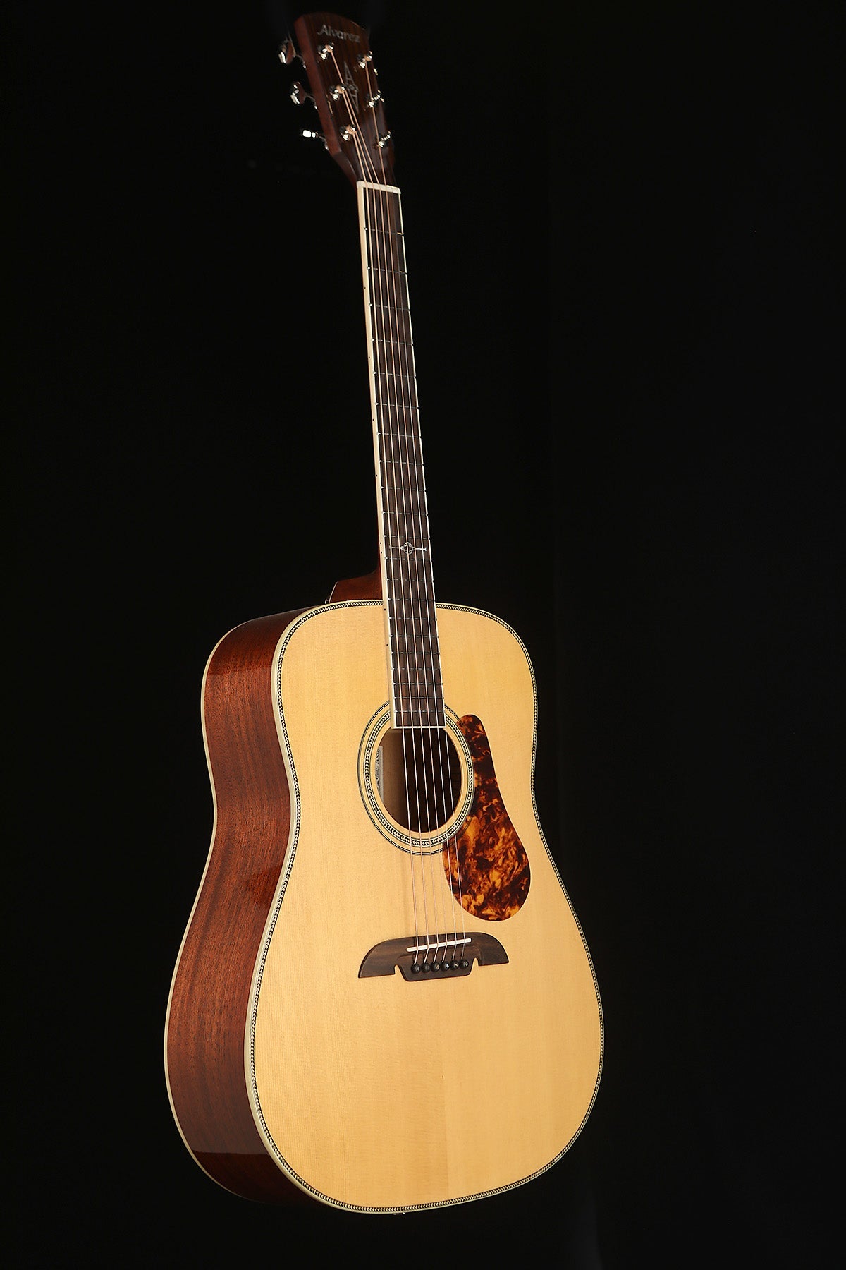 Alvarez Masterwork Dreadnought MD60 Herringbone Acoustic Electric Guitar - Acoustic Centre Music Store, Melbourne Australia