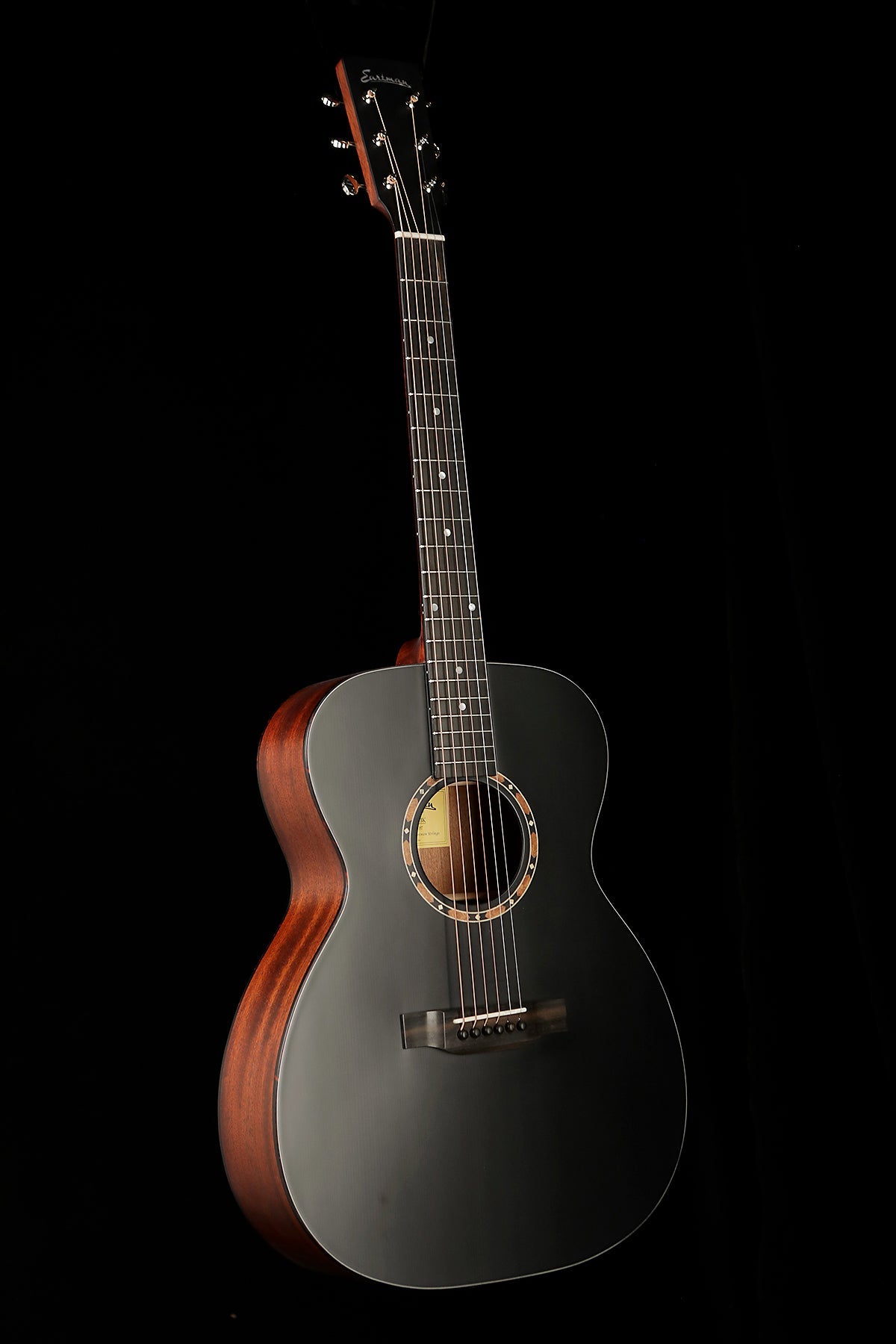 Eastman E2OM-BK Blacktop Acoustic Guitar - Acoustic Centre Music Store, Melbourne Australia
