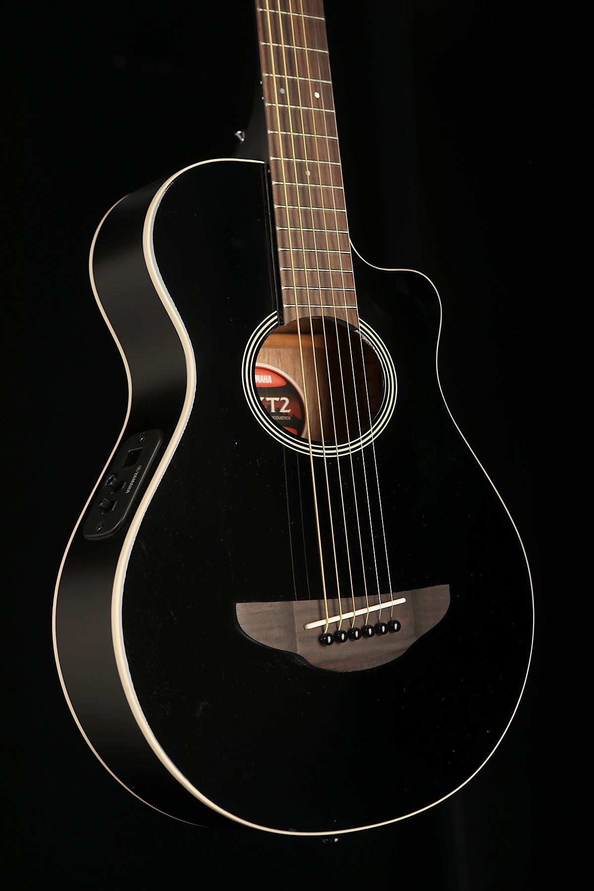 Yamaha APXT2 Traveller &#39;Gloss Black&#39; Acoustic Electric Guitar - Acoustic Centre Music Store, Melbourne Australia