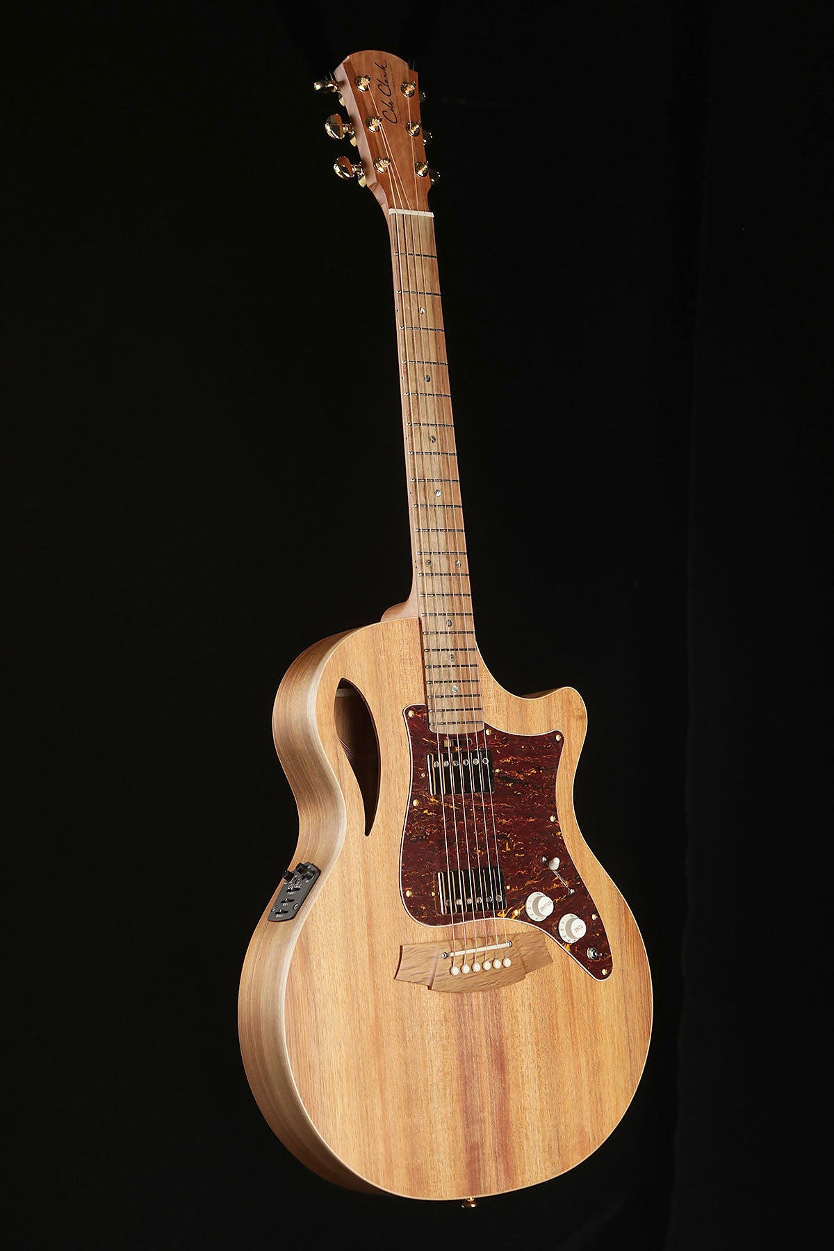 Cole Clark CCTL2EC-BLBL-HH True Hybrid Thinline 'All Blackwood' HH Acoustic Electric Guitar - Acoustic Centre Music Store, Melbourne Australia