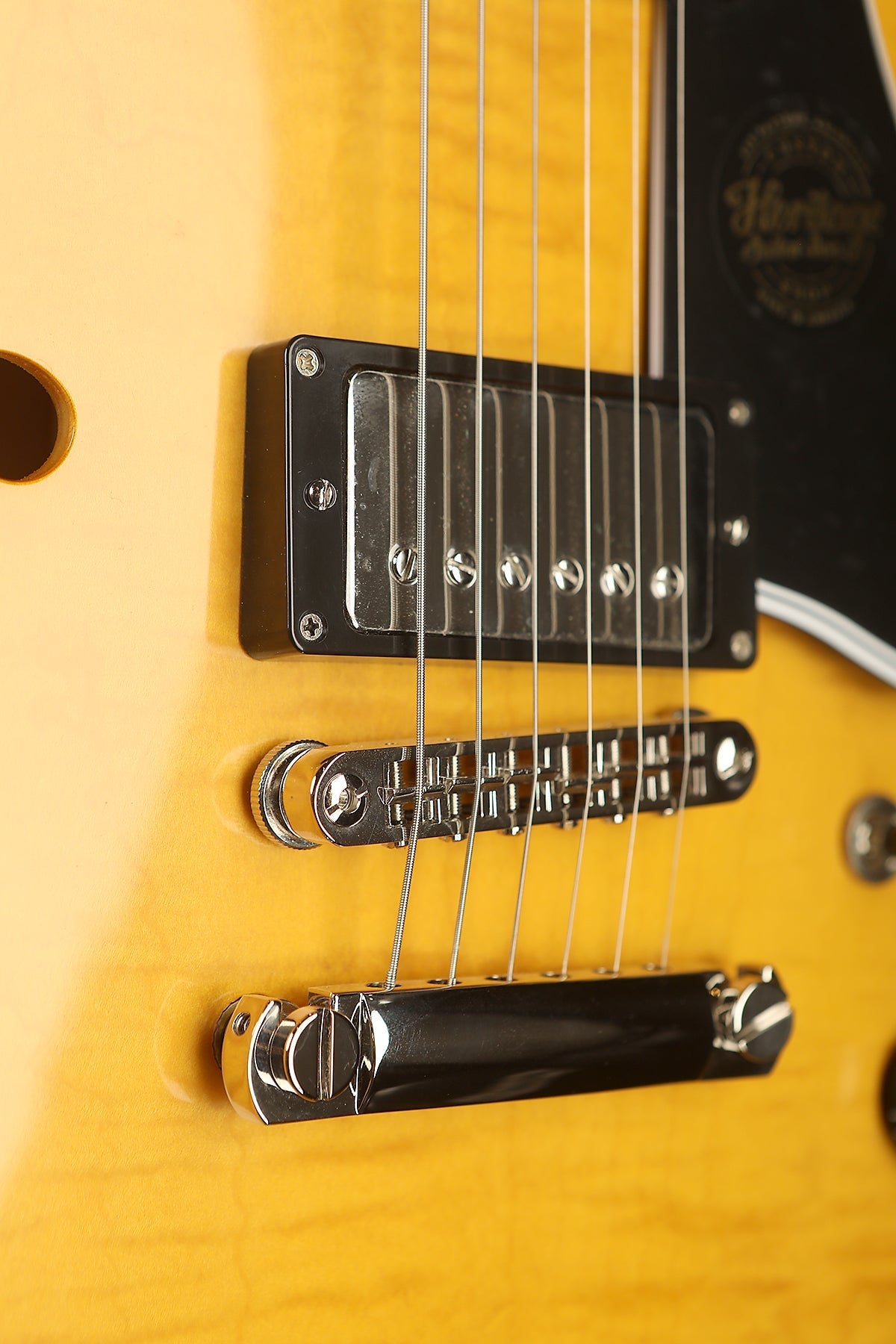 Heritage Custom Shop Core Collection H-535 &#39;Antique Natural&#39; Electric Guitar - Acoustic Centre Music Store, Melbourne Australia