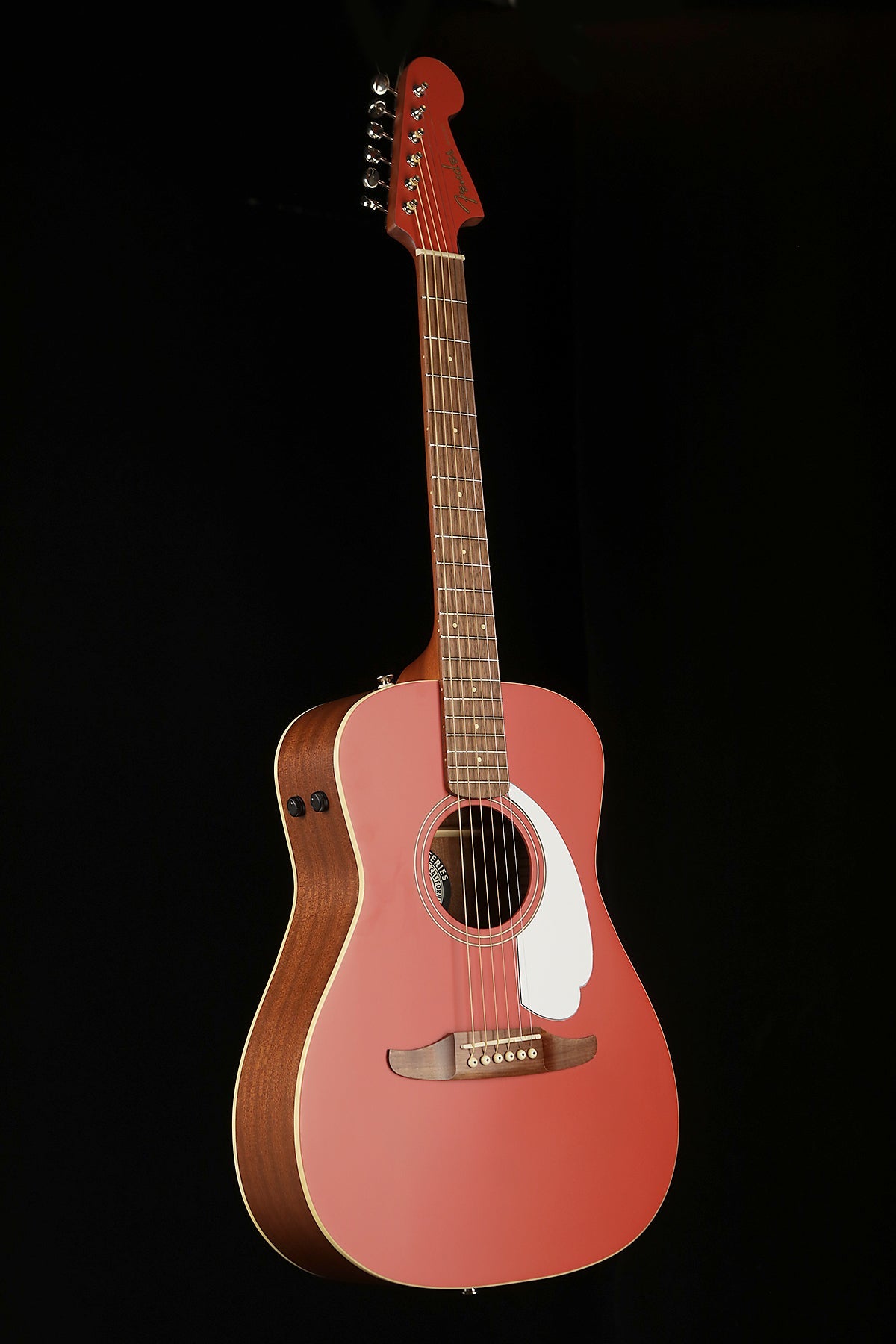 Fender Malibu Player &#39;Fiesta Red&#39; Acoustic Electric Guitar - Acoustic Centre Music Store, Melbourne Australia