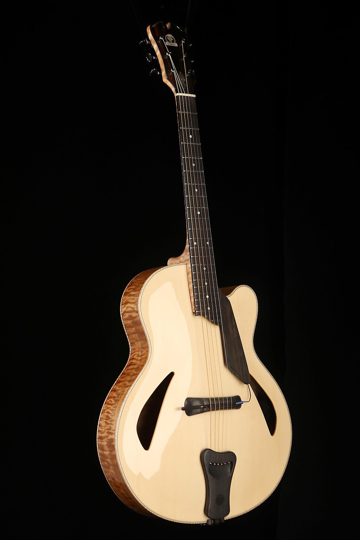 Woodtone Barry Kerr Engelmann Spruce / Quilted Maple 17" Archtop Electric Guitar - Acoustic Centre Music Store, Melbourne Australia