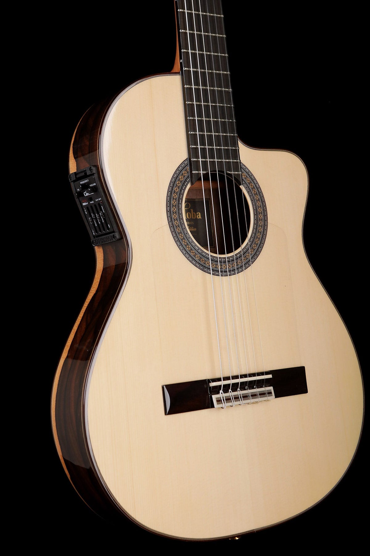 Cordoba 55Fce Negra Classical Electric Guitar - Acoustic Centre Music Store, Melbourne Australia