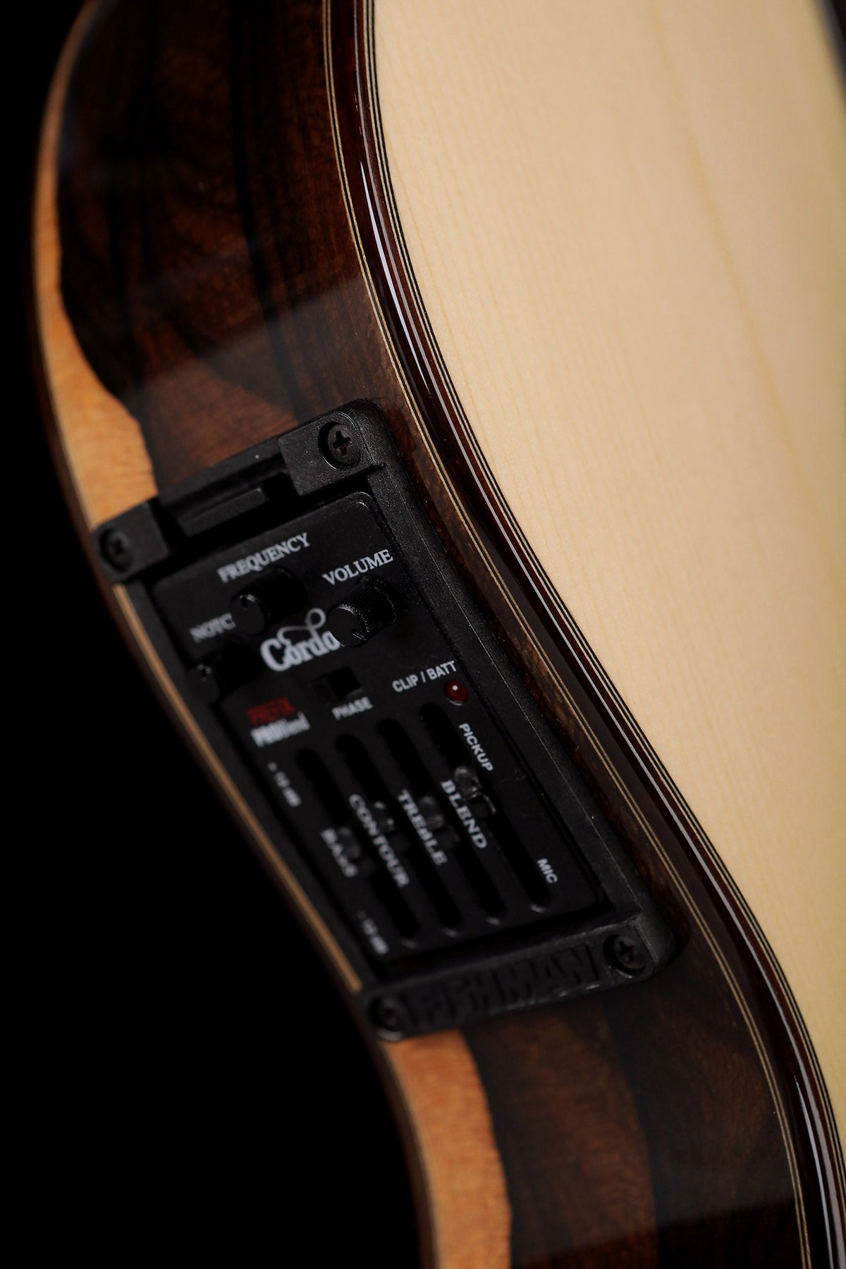 Cordoba 55Fce Negra Classical Electric Guitar - Acoustic Centre Music Store, Melbourne Australia