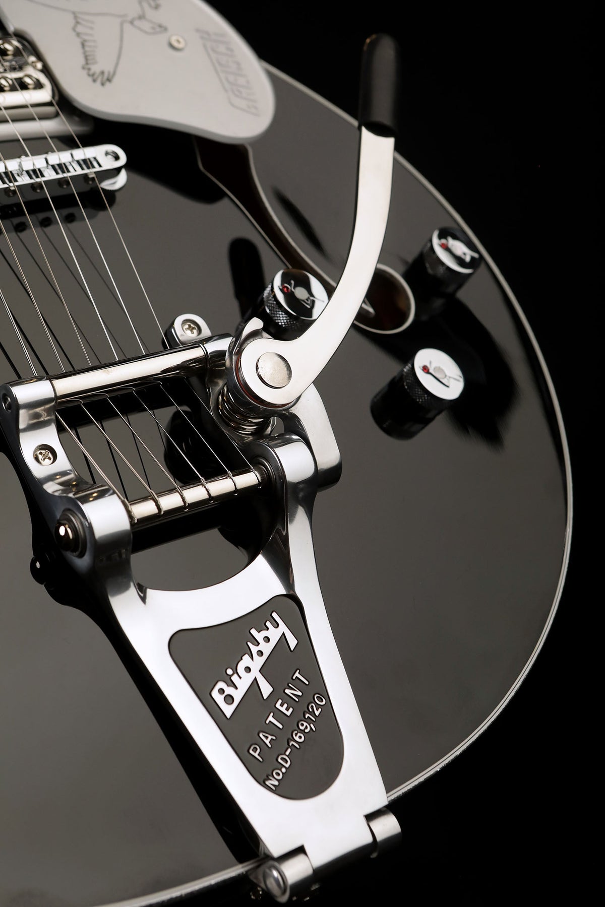 Gretsch G6636TSL Players Edition Silver Falcon Double-Cut with String-Thru Bigsby Electric Guitar - Acoustic Centre Music Store, Melbourne Australia