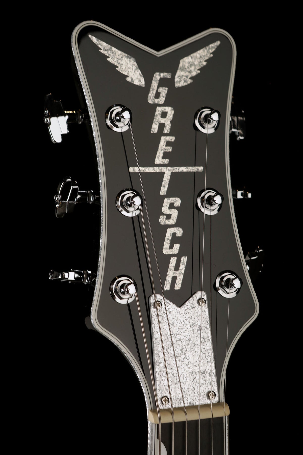 Gretsch G6636TSL Players Edition Silver Falcon Double-Cut with String-Thru Bigsby Electric Guitar - Acoustic Centre Music Store, Melbourne Australia
