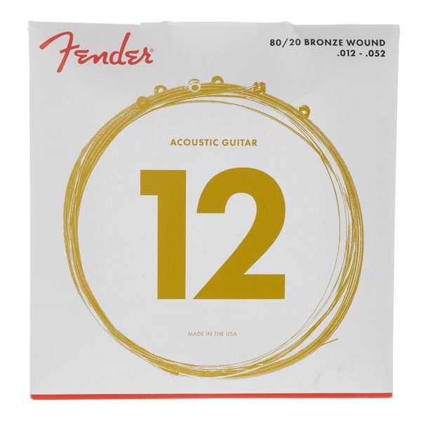 Fender Dura-Tone Phosphor Bronze Coated Acoustic Guitar Strings - Acoustic Centre Music Store, Melbourne Australia