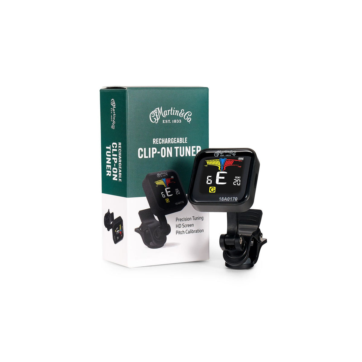 Martin Guitars Rechargeable Clip-On Tuner - Acoustic Centre Music Store, Melbourne Australia