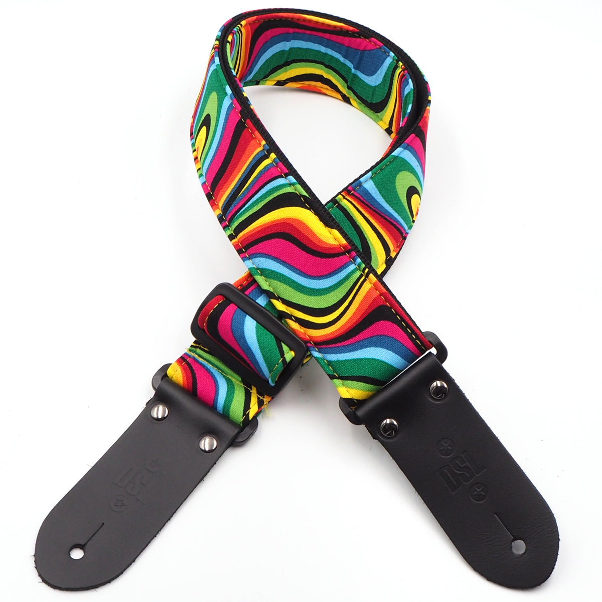 DSL CF20-SWIRL Guitar Strap - 2&quot; Swirl - Acoustic Centre Music Store, Melbourne Australia