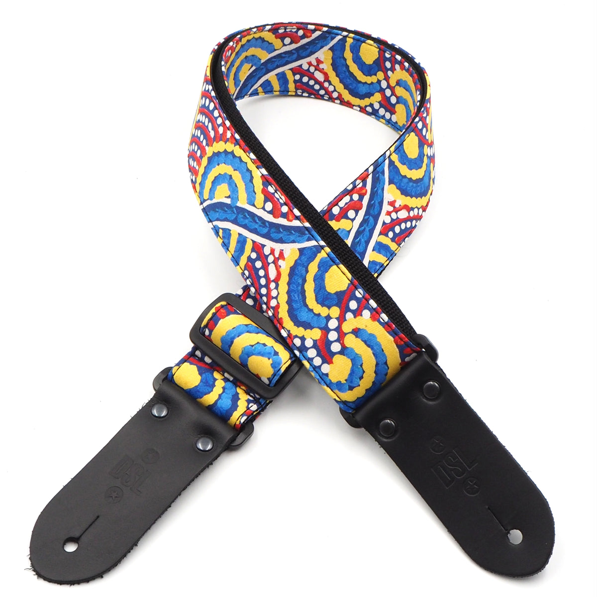 DSL 2&quot; Indigenous Pattern Strap - Mikanji Dreaming - Acoustic Centre Music Store, Melbourne Australia