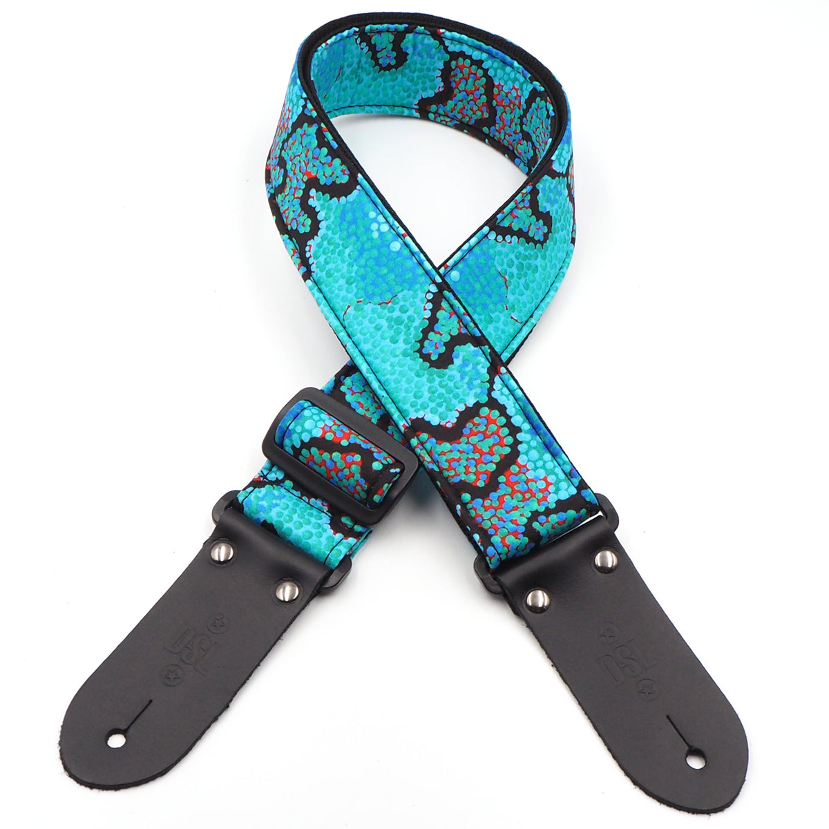 DSL 2" Indigenous Pattern Strap - Water Dreaming - Acoustic Centre Music Store, Melbourne Australia
