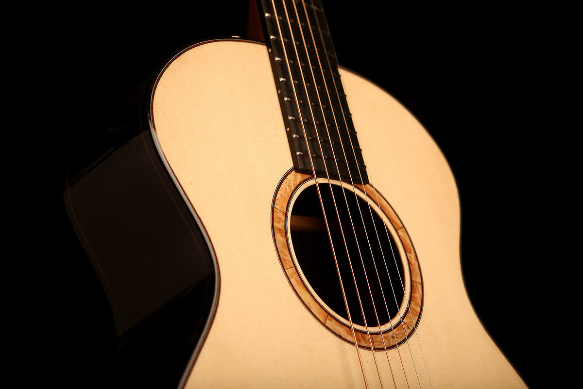 David Worthy 'Talisman' Master Grade Engelmann Spruce / Ebony Acoustic Guitar - Acoustic Centre Music Store, Melbourne Australia