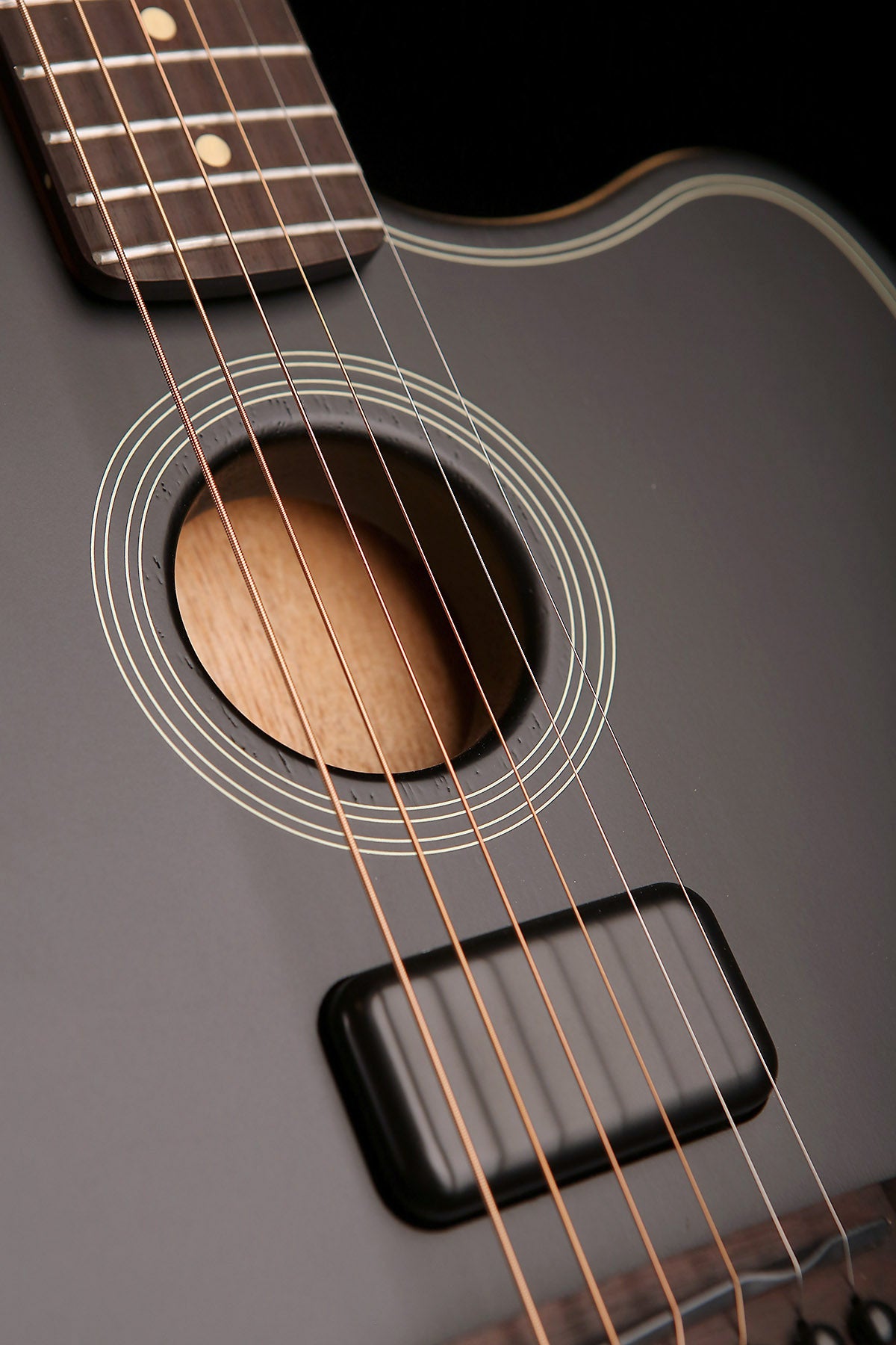 Fender Acoustasonic Standard Jazzmaster &#39;Black&#39; Acoustic Electric Guitar - Acoustic Centre Music Store, Melbourne Australia