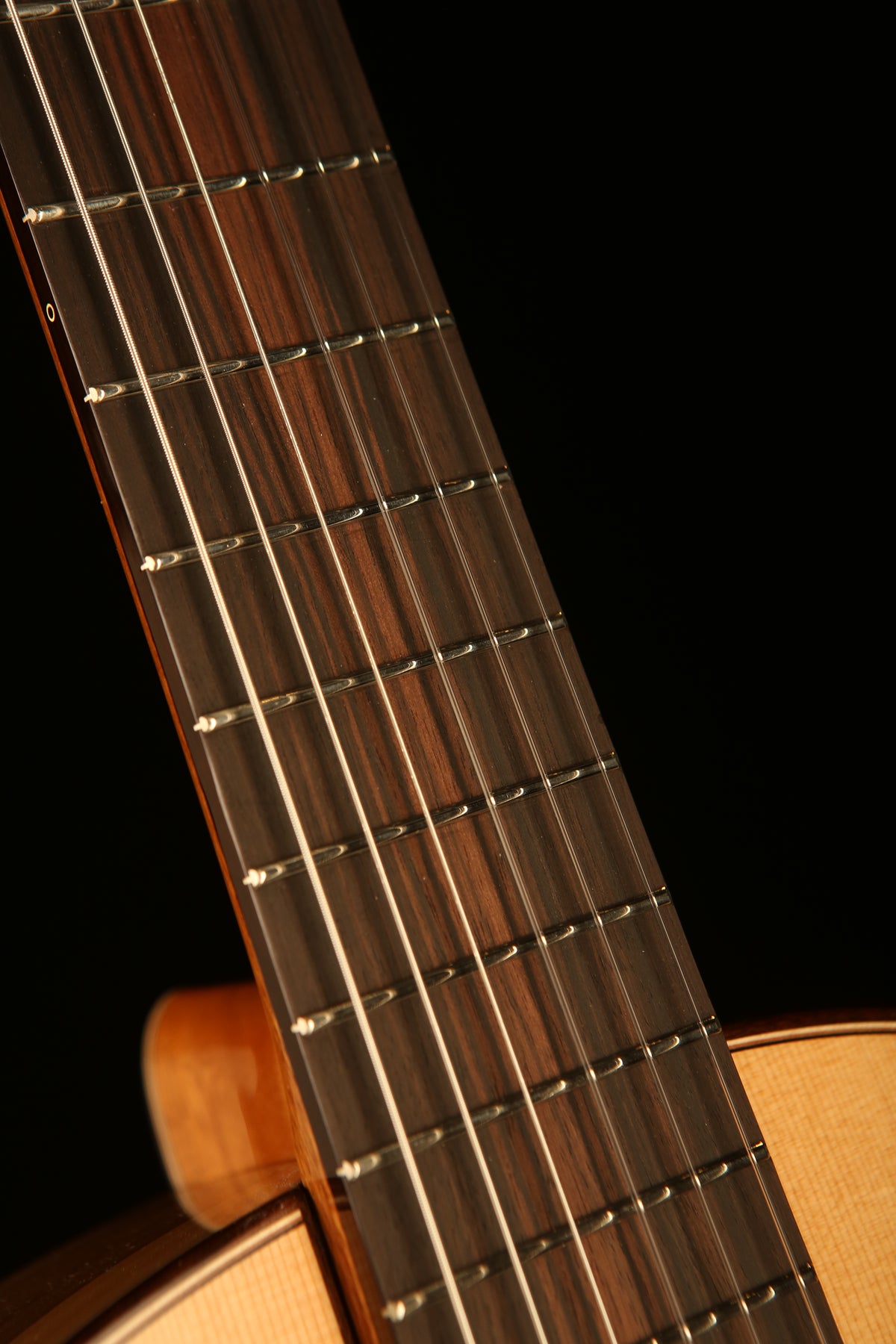 Allan Bull CLG1124 Concert Model 'Blonde Cedar / Black Heart Sassafras' Classical Guitar - Acoustic Centre Music Store, Melbourne Australia
