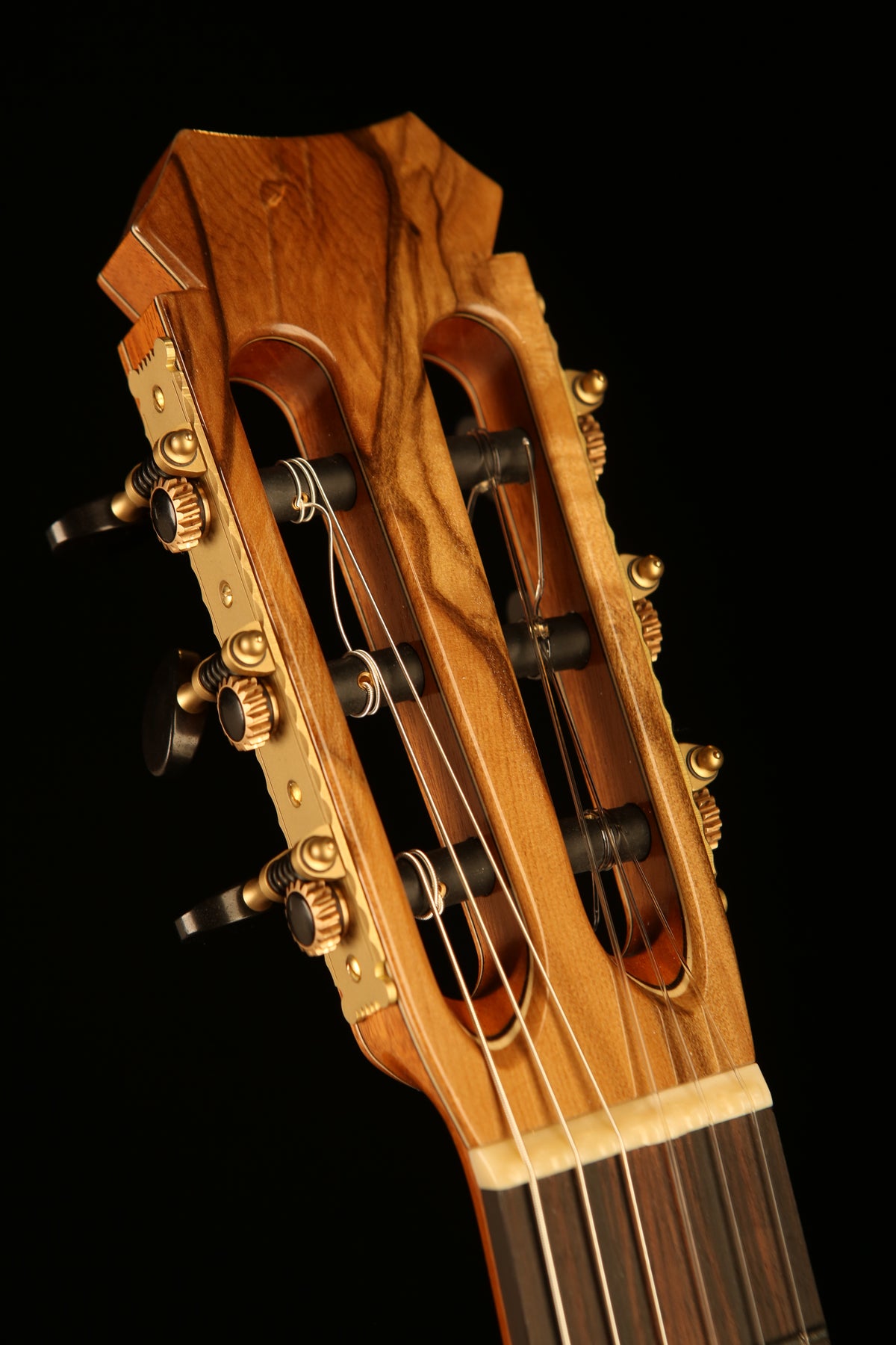 Allan Bull CLG1124 Concert Model 'Blonde Cedar / Black Heart Sassafras' Classical Guitar - Acoustic Centre Music Store, Melbourne Australia