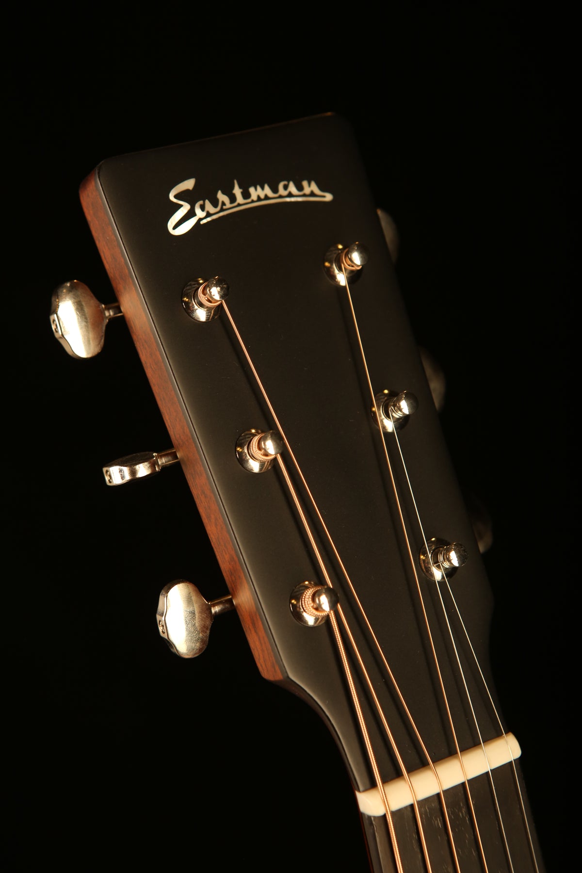 Eastman E1OM Special 'Thermo-Cured Sitka Spruce / Quilted Sapele' Acoustic Guitar - Acoustic Centre Music Store, Melbourne Australia