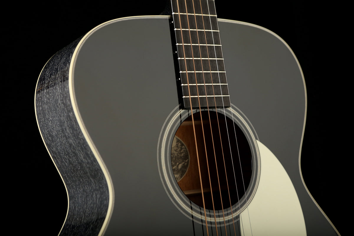 Collings OM1 Custom &#39;Black Top / Doghair Finish&#39; Acoustic Guitar - Acoustic Centre Music Store, Melbourne Australia