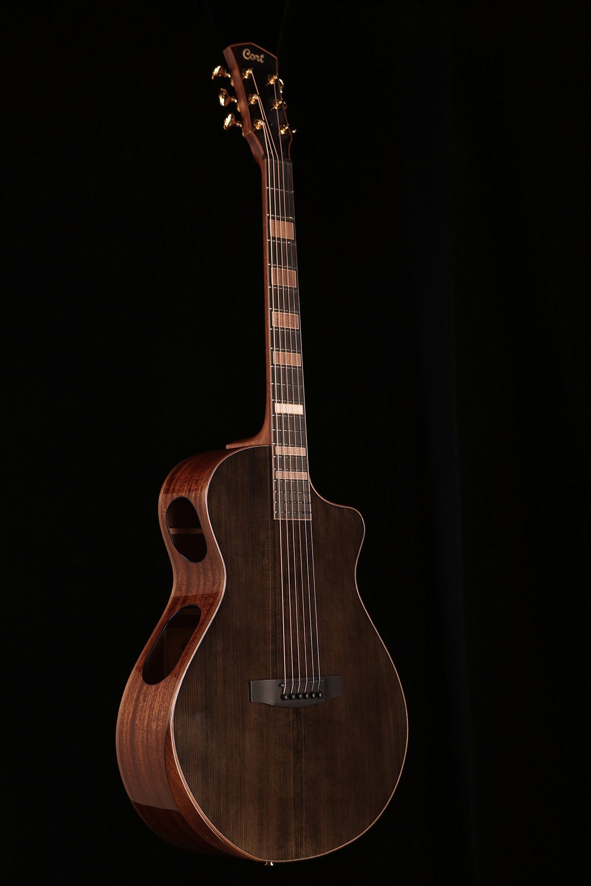 Cort Masterpiece Series Modern Black Acoustic Electric Guitar - Acoustic Centre Music Store, Melbourne Australia