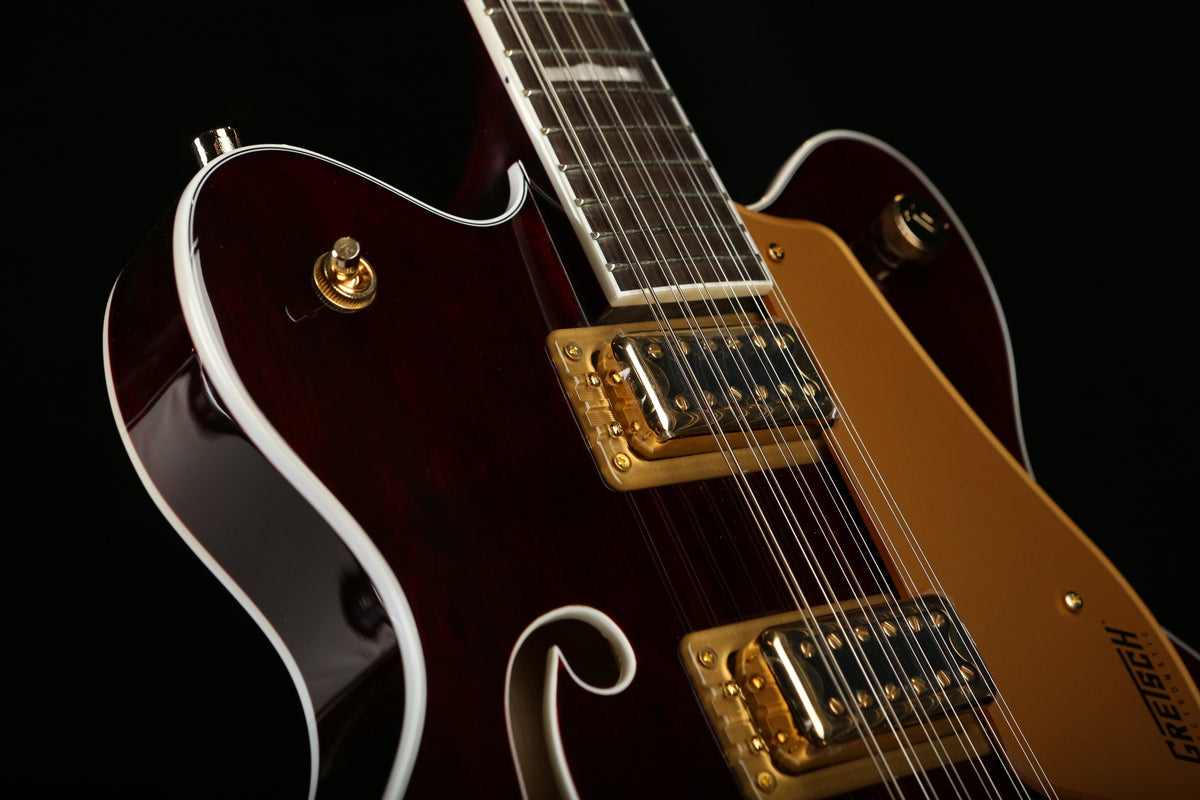 Gretsch G5422G-12 Electromatic Classic Hollow-Body Double-Cut 12-String 'Walnut Stain' Electric Guitar - Acoustic Centre Music Store, Melbourne Australia