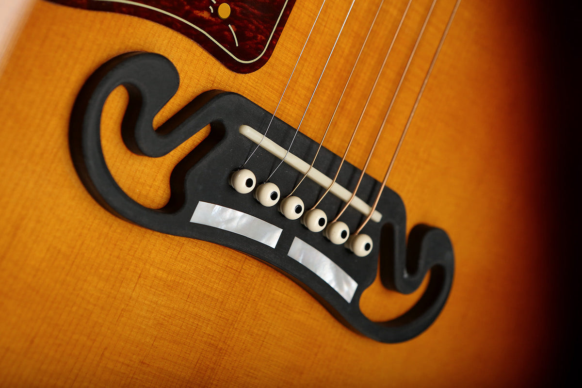 Sigma GJA-SG200 Sunburst Jumbo Left-Handed Acoustic Electric Guitar - Acoustic Centre Music Store, Melbourne Australia