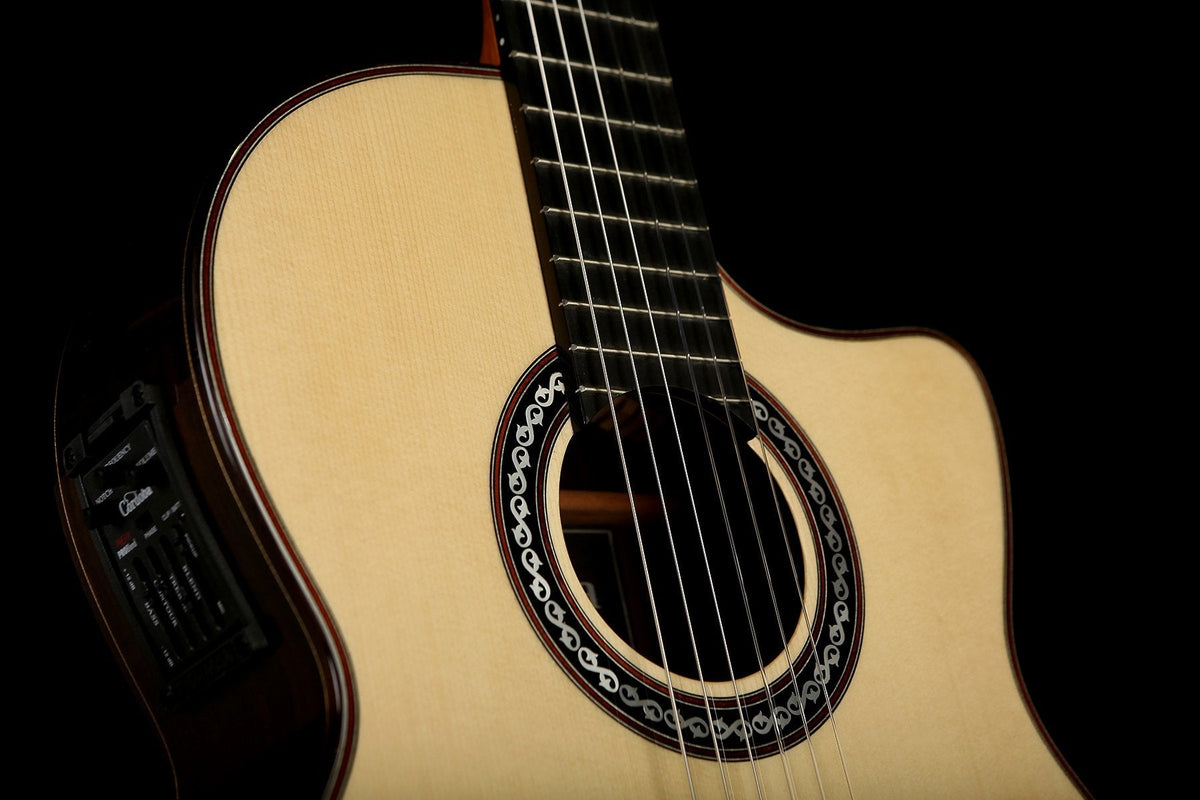 Cordoba GK Pro Negra Spruce / Indian Rosewood Classical Electric Guitar - Acoustic Centre Music Store, Melbourne Australia