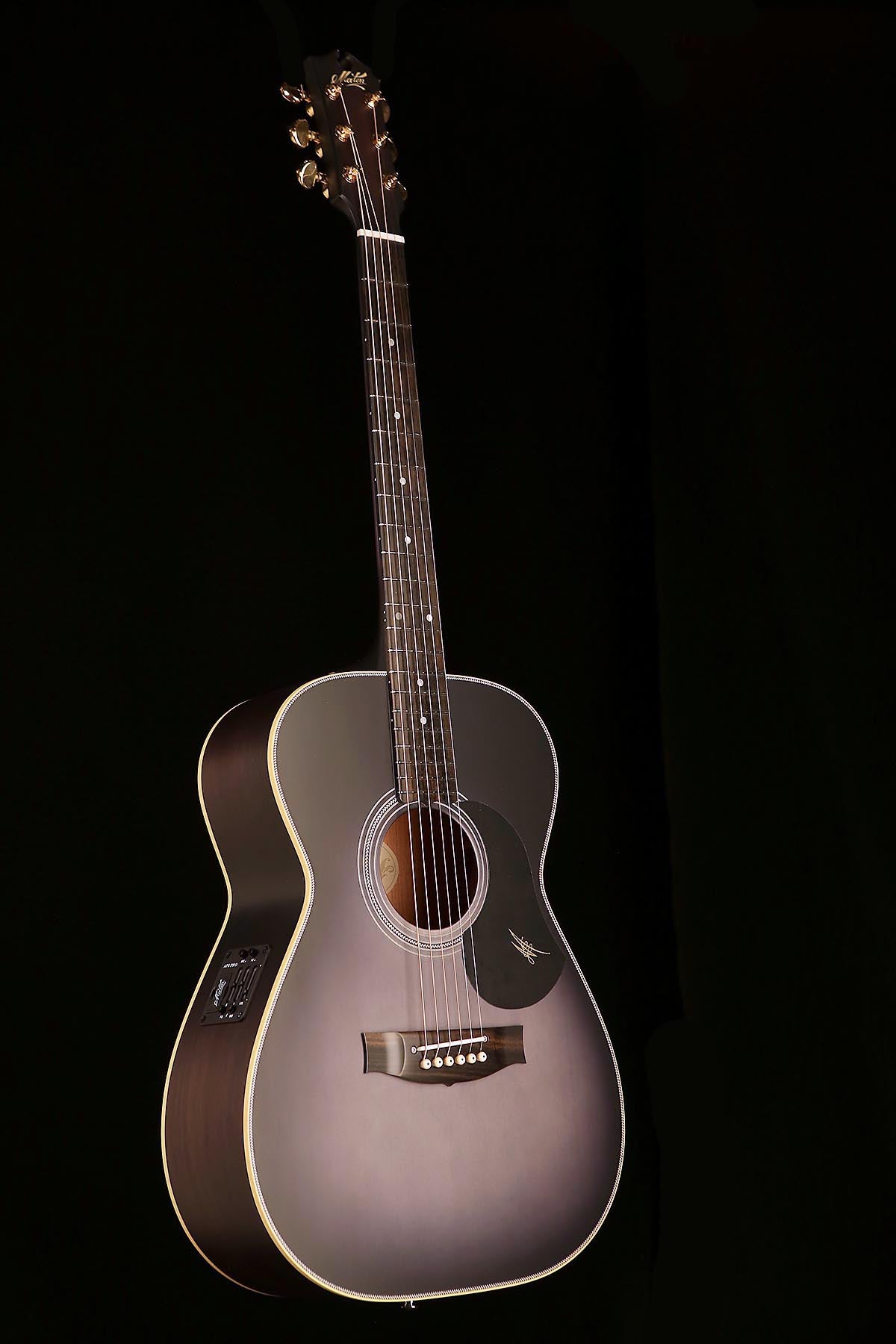 Maton EBG808 Nashville Custom &#39;Ghost Black&#39; Acoustic Electric Guitar - Acoustic Centre Music Store, Melbourne Australia