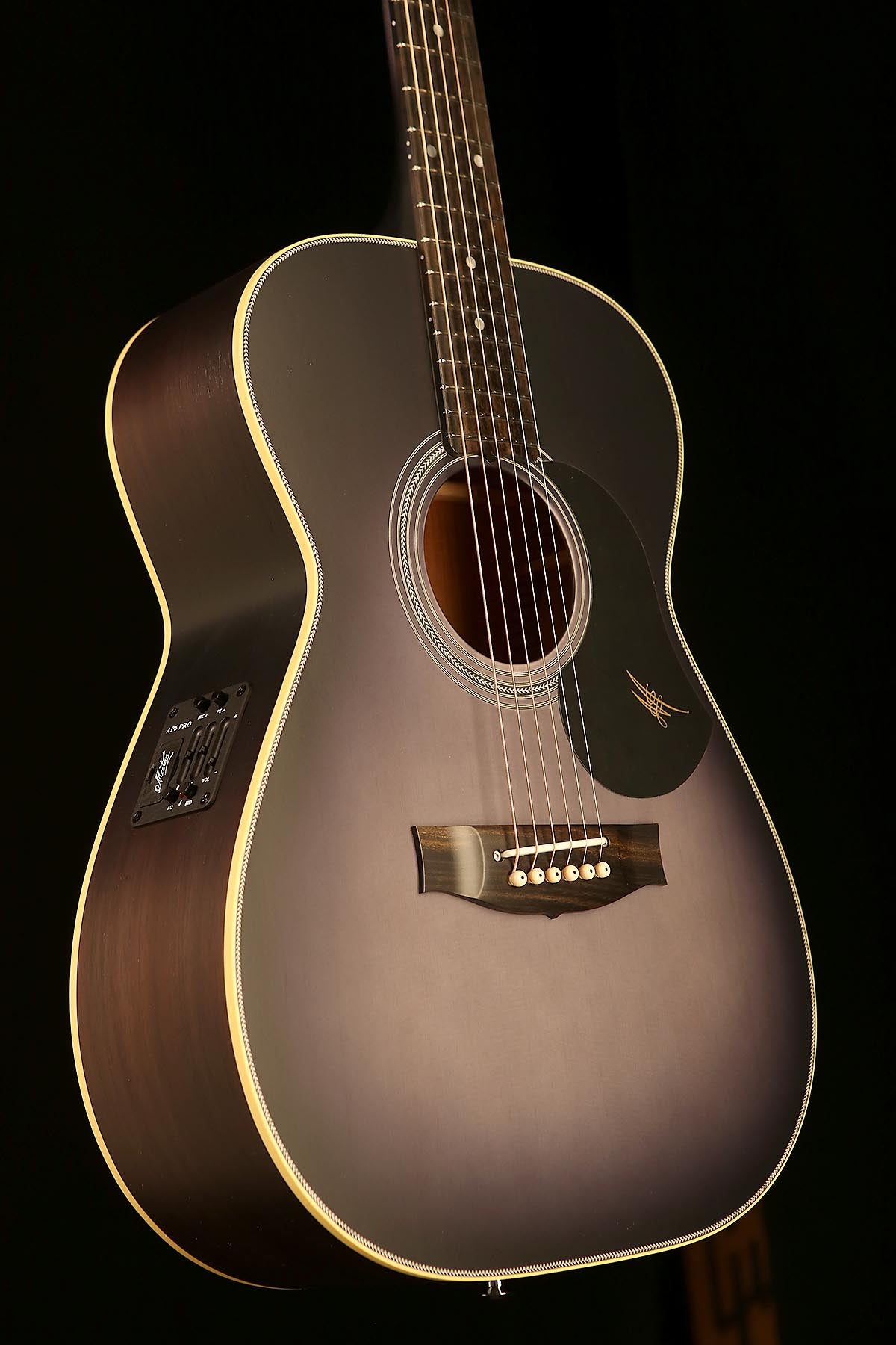 Maton EBG808 Nashville Custom &#39;Ghost Black&#39; Acoustic Electric Guitar - Acoustic Centre Music Store, Melbourne Australia