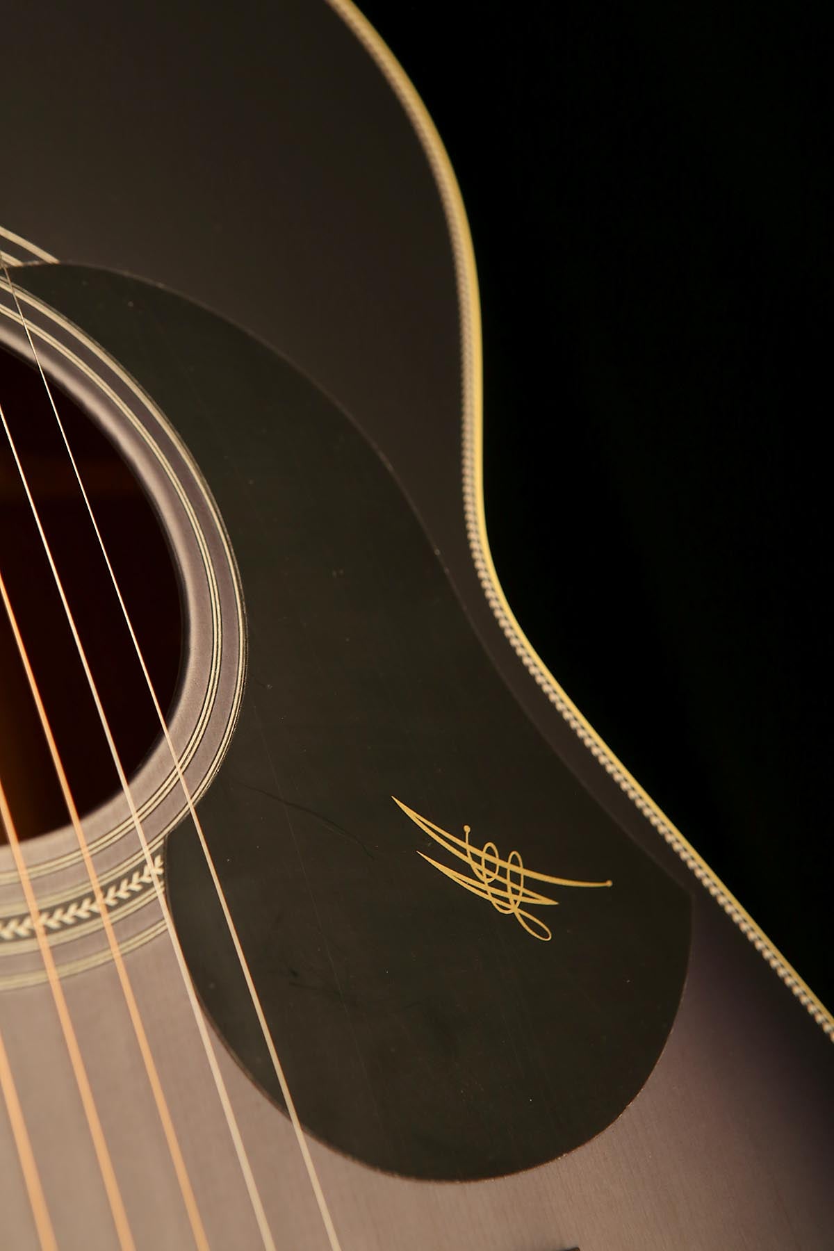 Maton EBG808 Nashville Custom &#39;Ghost Black&#39; Acoustic Electric Guitar - Acoustic Centre Music Store, Melbourne Australia