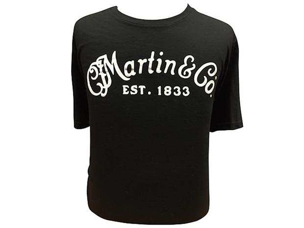 Martin Guitars Logo T-Shirt - Black - Acoustic Centre Music Store, Melbourne Australia