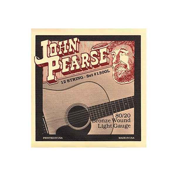 John Pearse 80/20 12-String 10-47 Acoustic Guitar Strings - Acoustic Centre Music Store, Melbourne Australia