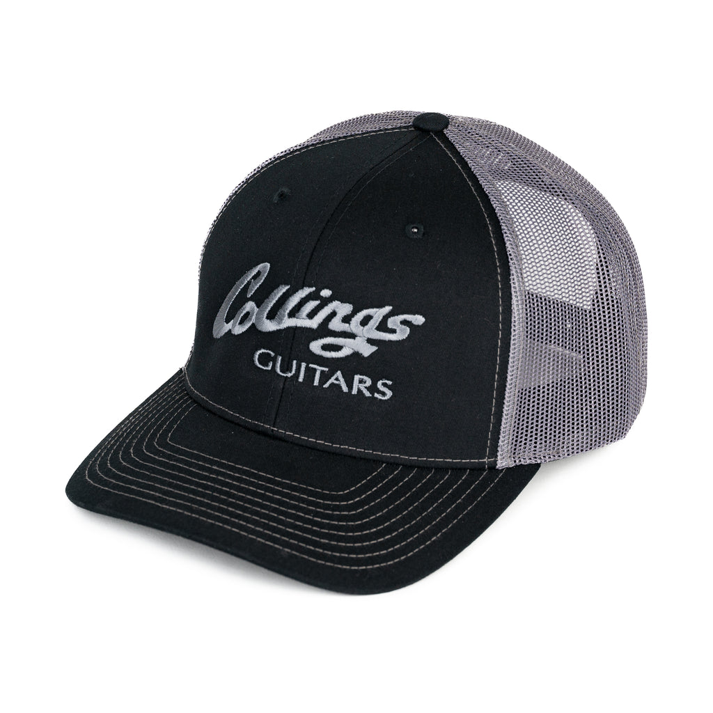 Collings Guitars Black / Charcoal Embroidered Cap - Acoustic Centre Music Store, Melbourne Australia