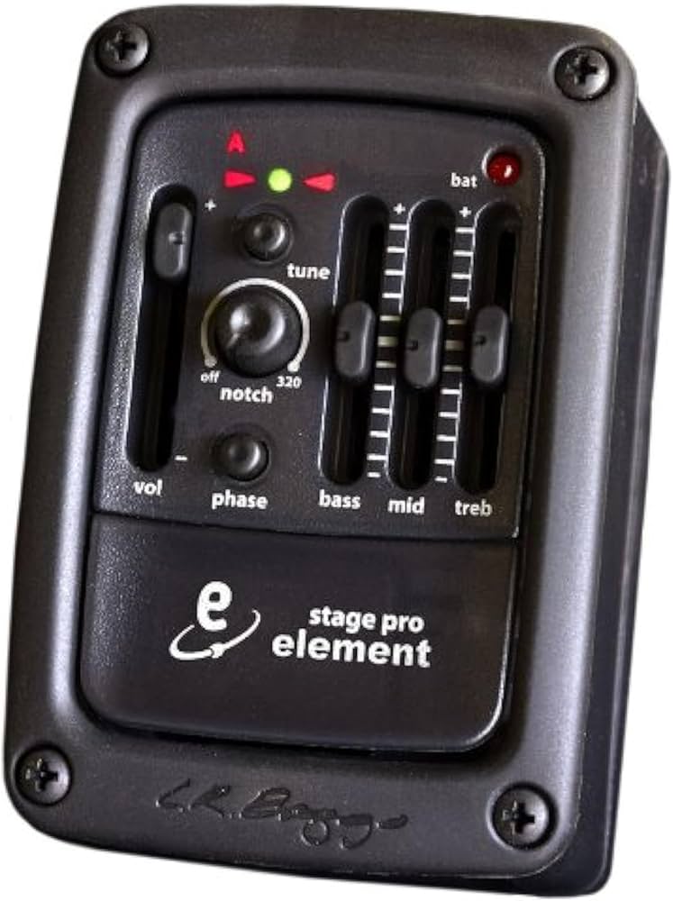 LR Baggs Stagepro Element Acoustic Guitar Pickup With Side Mounted Preamp - Acoustic Centre Music Store, Melbourne Australia